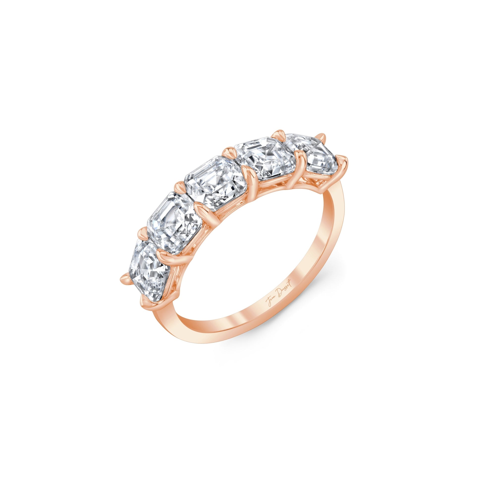 Precious Metal:18k Rose Gold;Total Carat Weight:3.75 CTW