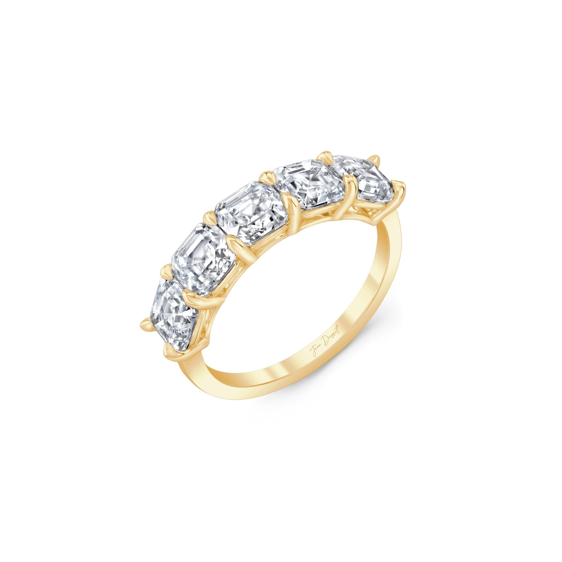 Precious Metal:18k Yellow Gold;Total Carat Weight:3.75 CTW