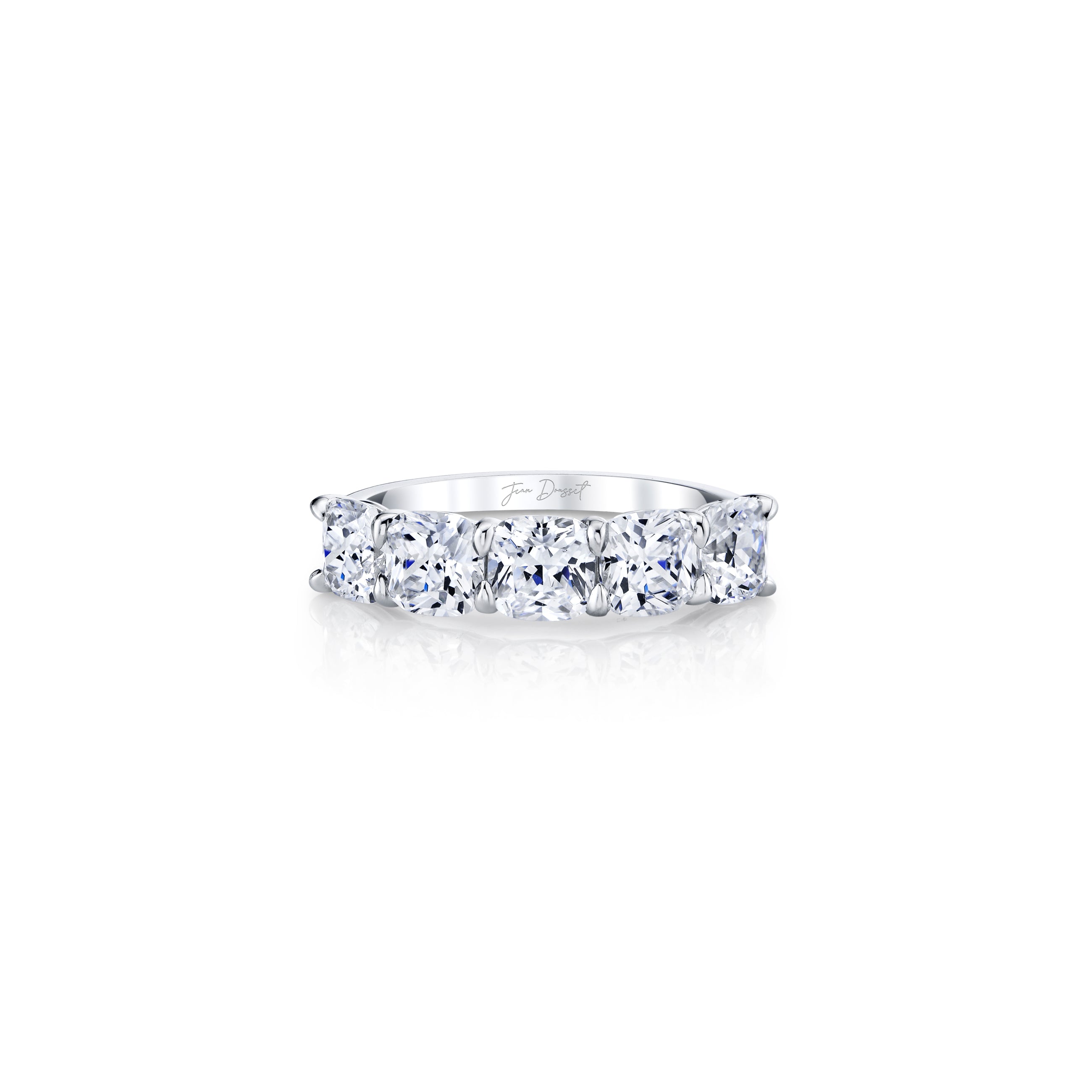 Olivia 5-Stone Cushion Lab Diamond Band