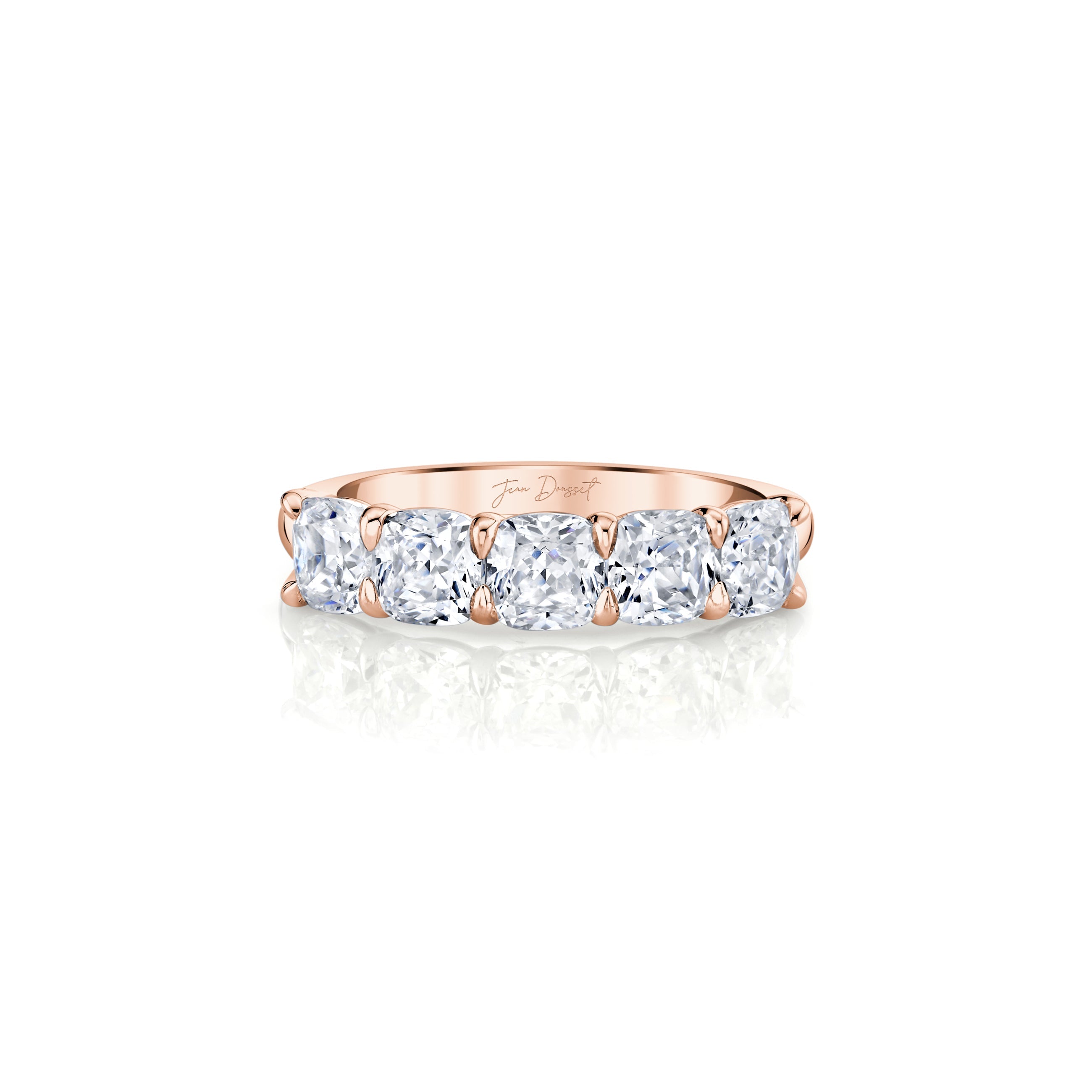 Olivia 5-Stone Cushion Lab Diamond Band