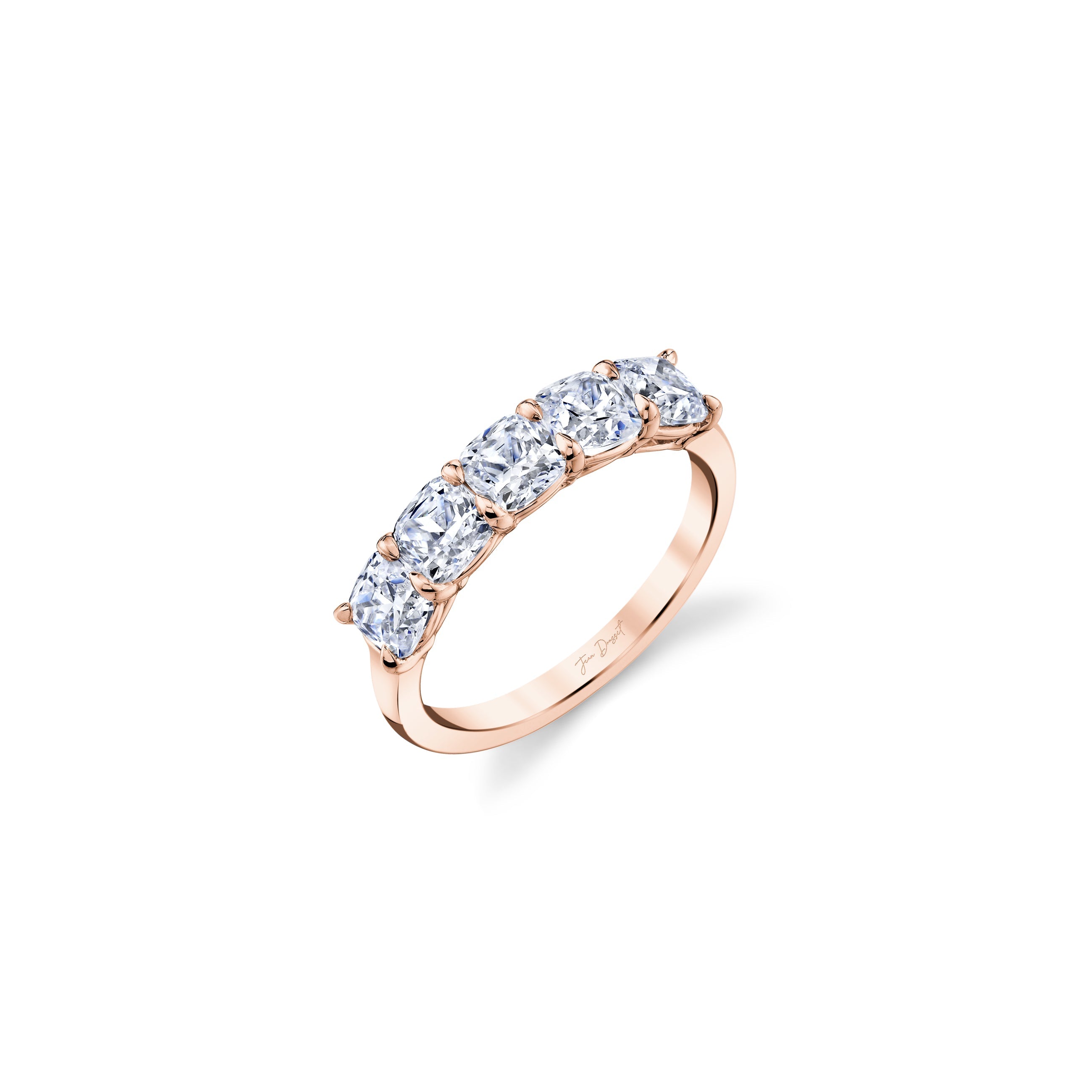 Precious Metal:18k Rose Gold;Total Carat Weight:2.5 CTW