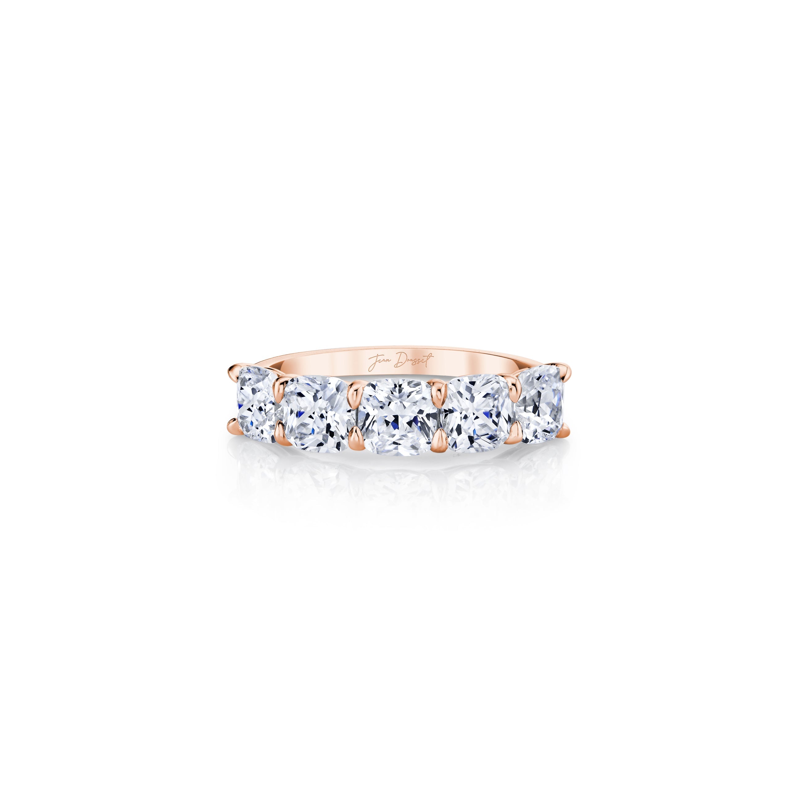 Olivia 5-Stone Cushion Lab Diamond Band