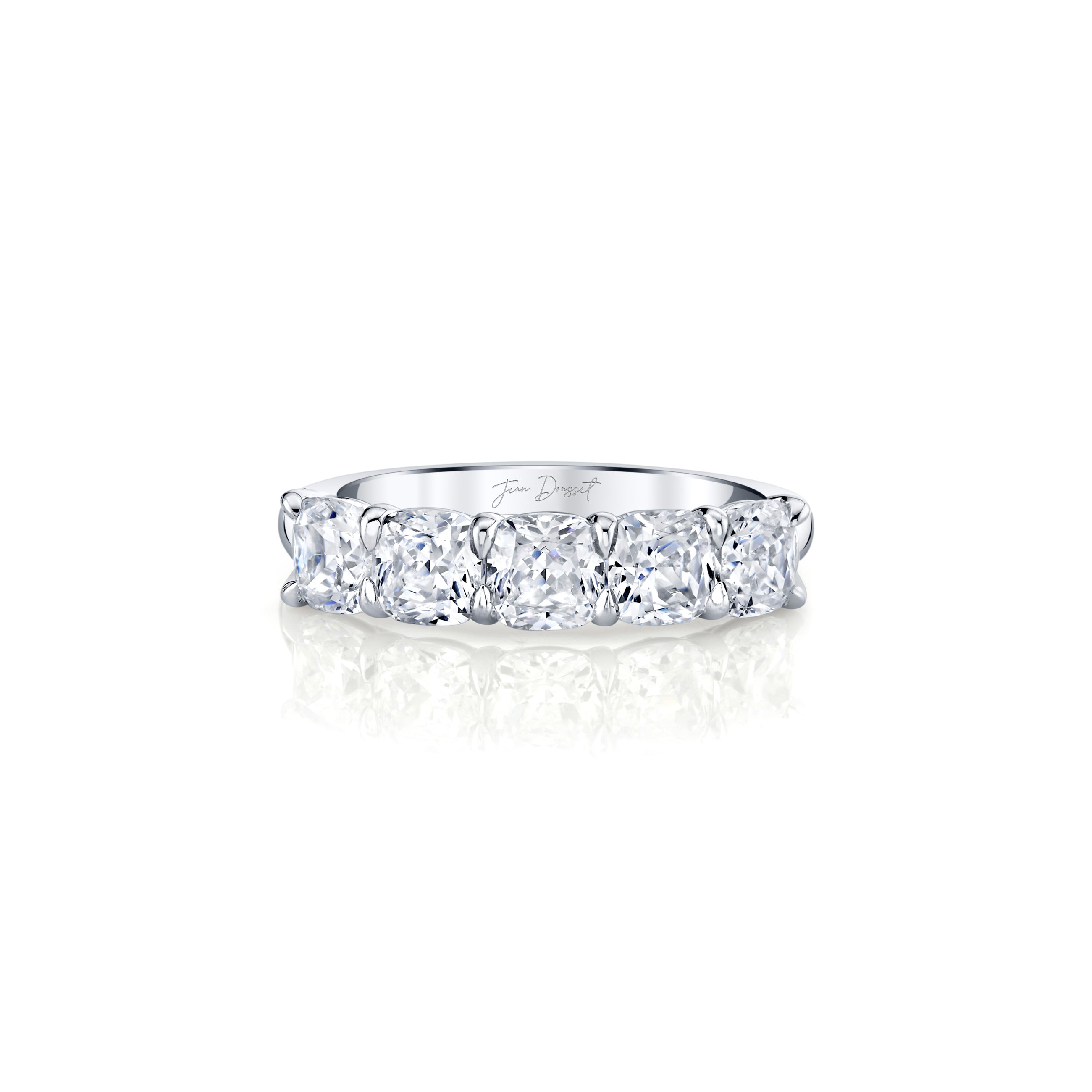 Olivia 5-Stone Cushion Lab Diamond Band