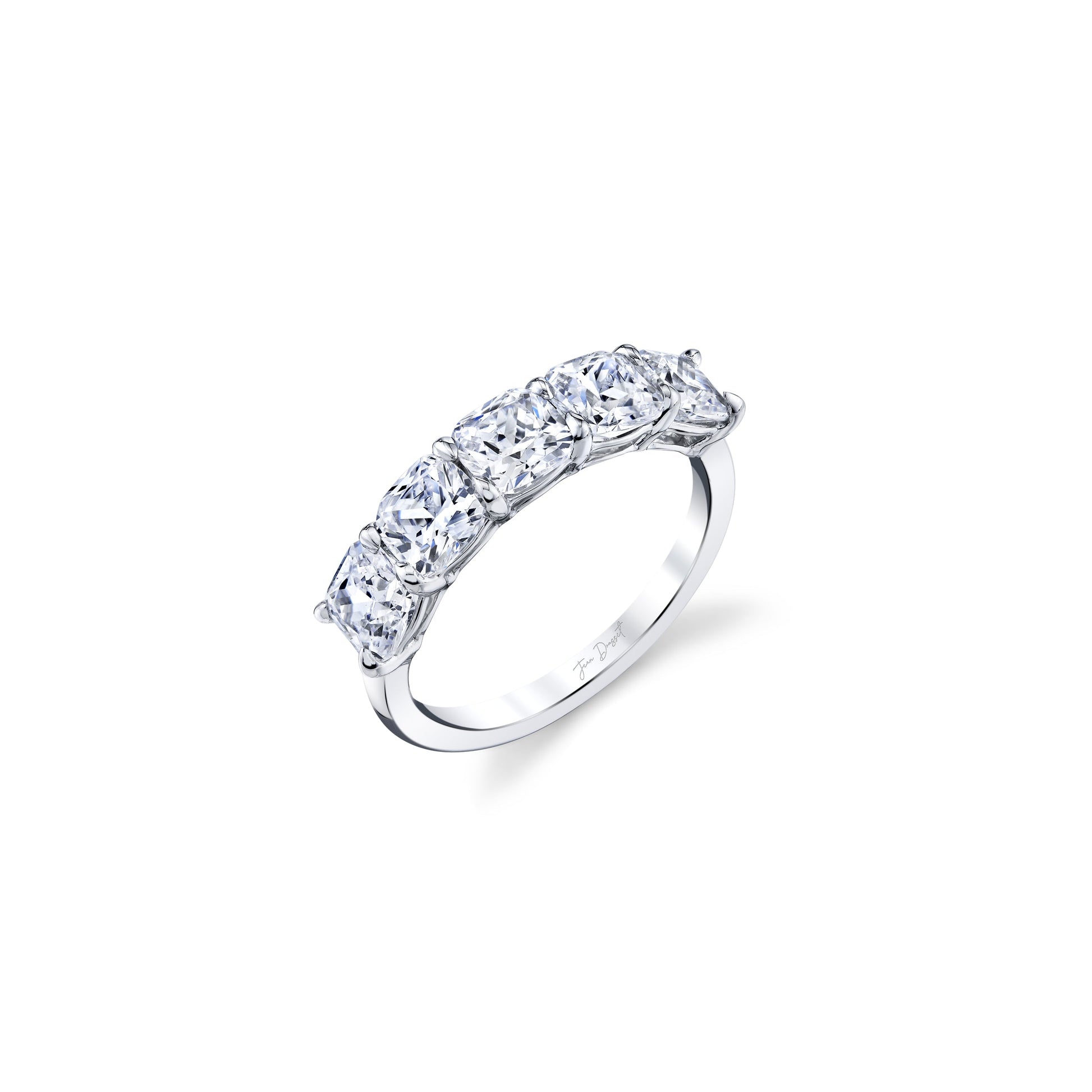 Precious Metal:18k White Gold;Total Carat Weight:3.75 CTW
