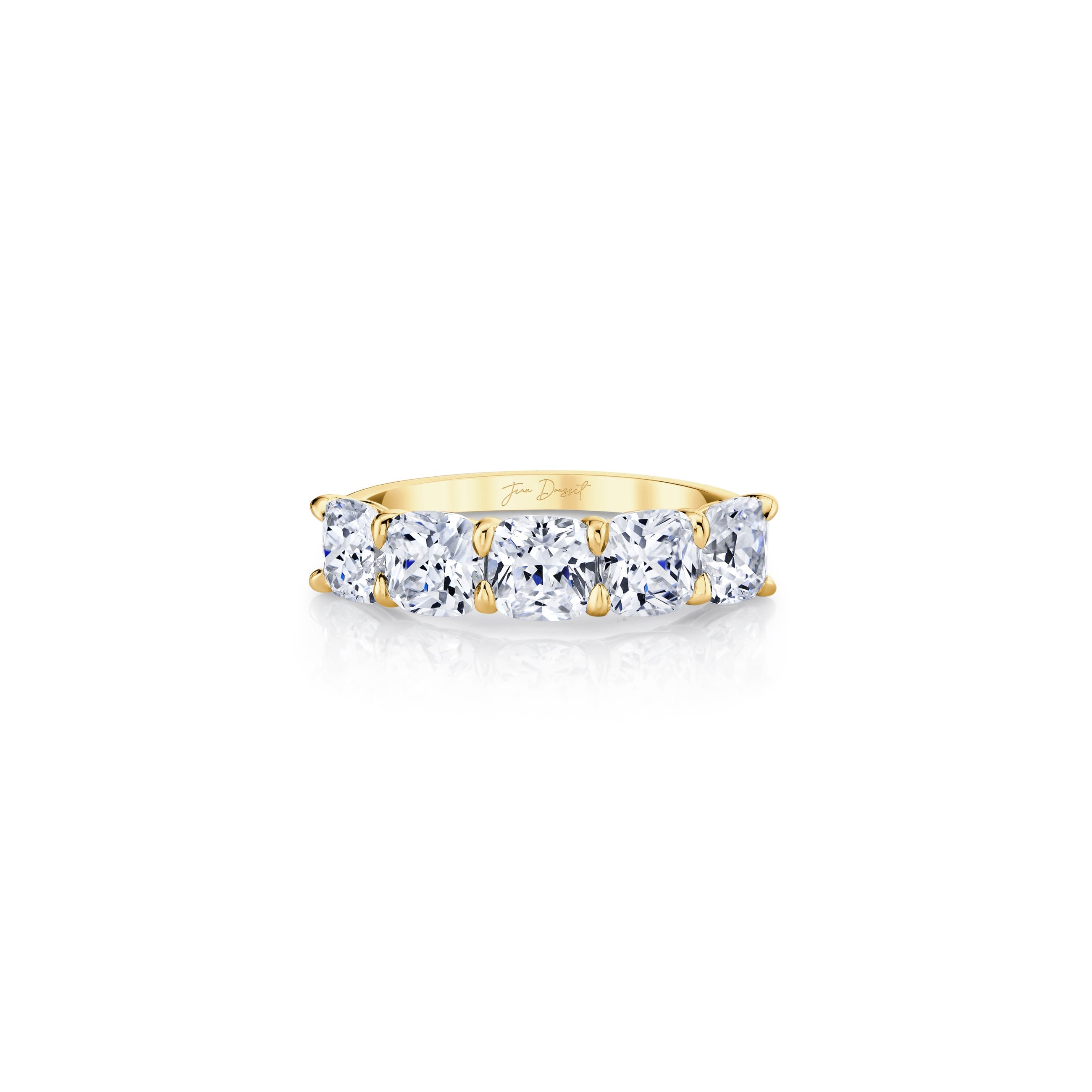 Olivia 5-Stone Cushion Lab Diamond Band