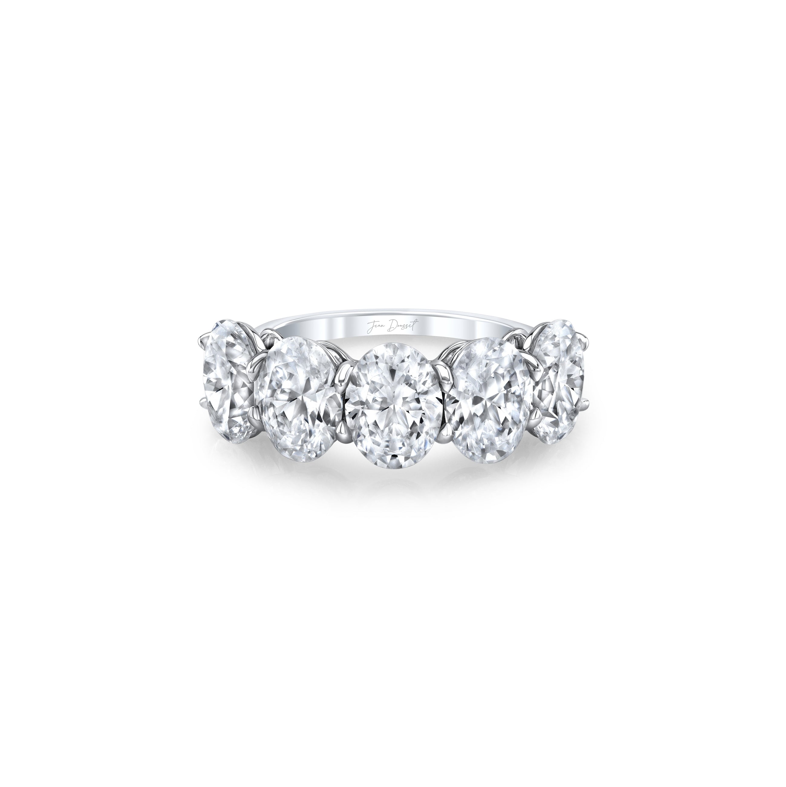 Olivia 5-Stone Oval Lab Diamond Band
