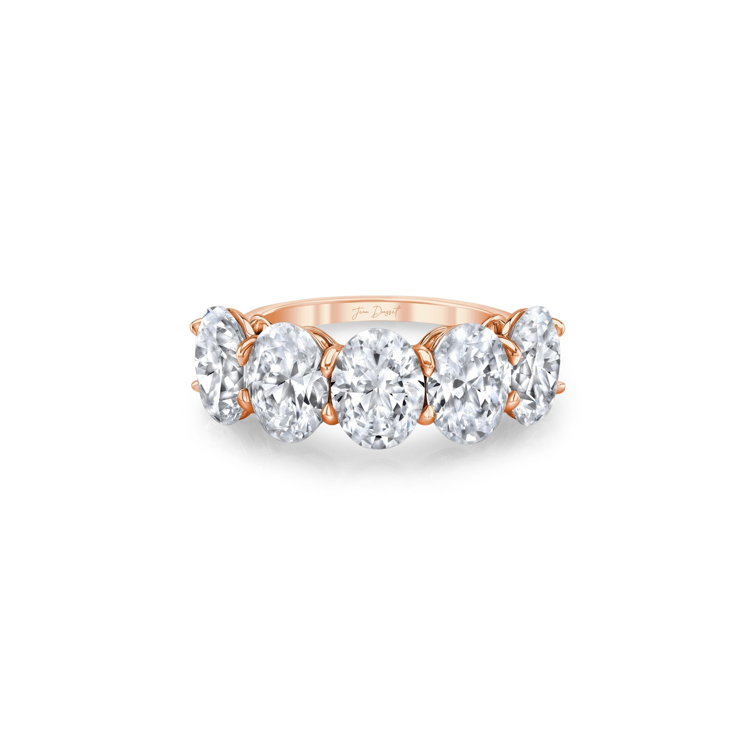 Olivia 5-Stone Oval Lab Diamond Band