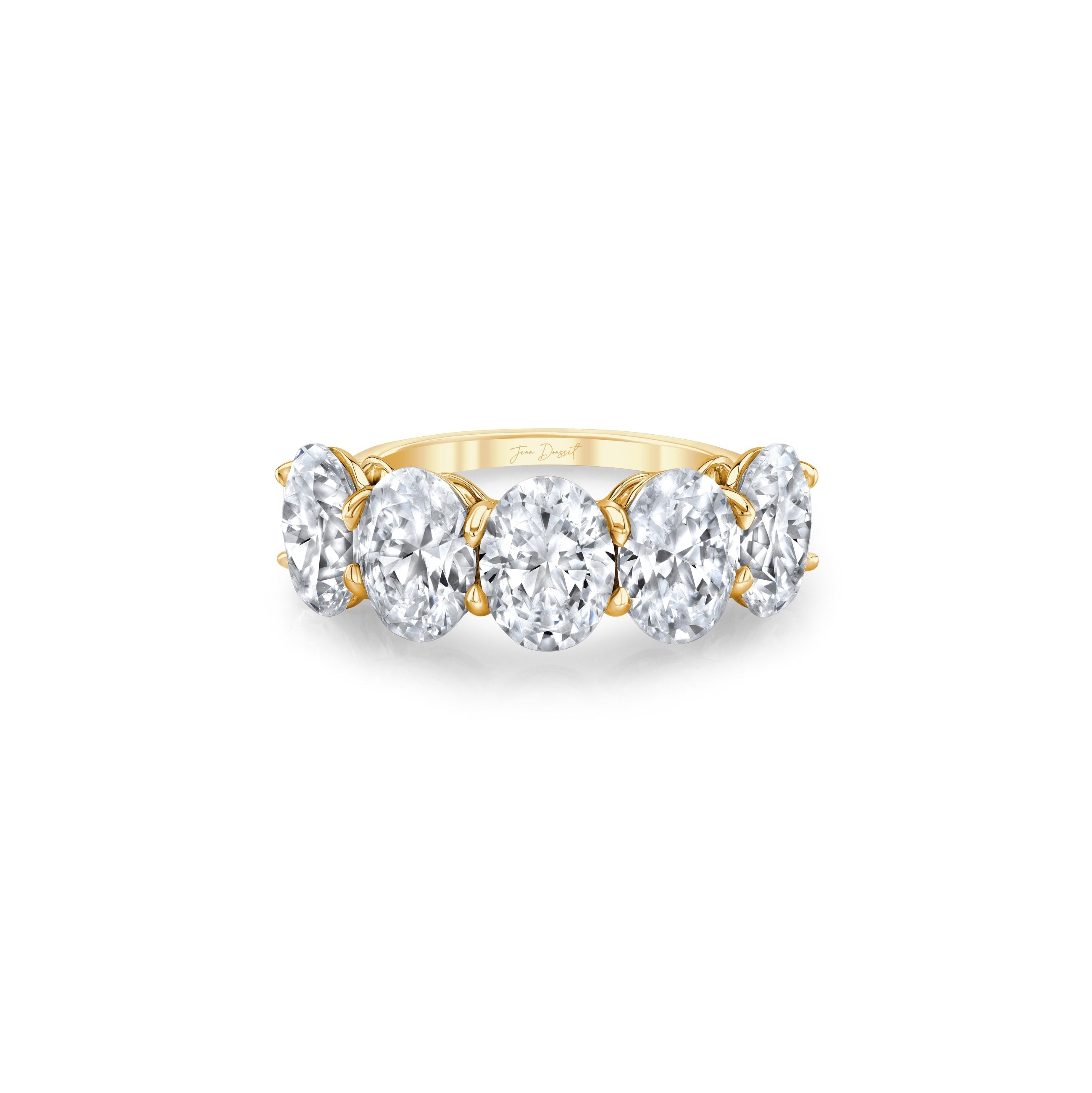 Olivia 5-Stone Oval Lab Diamond Band