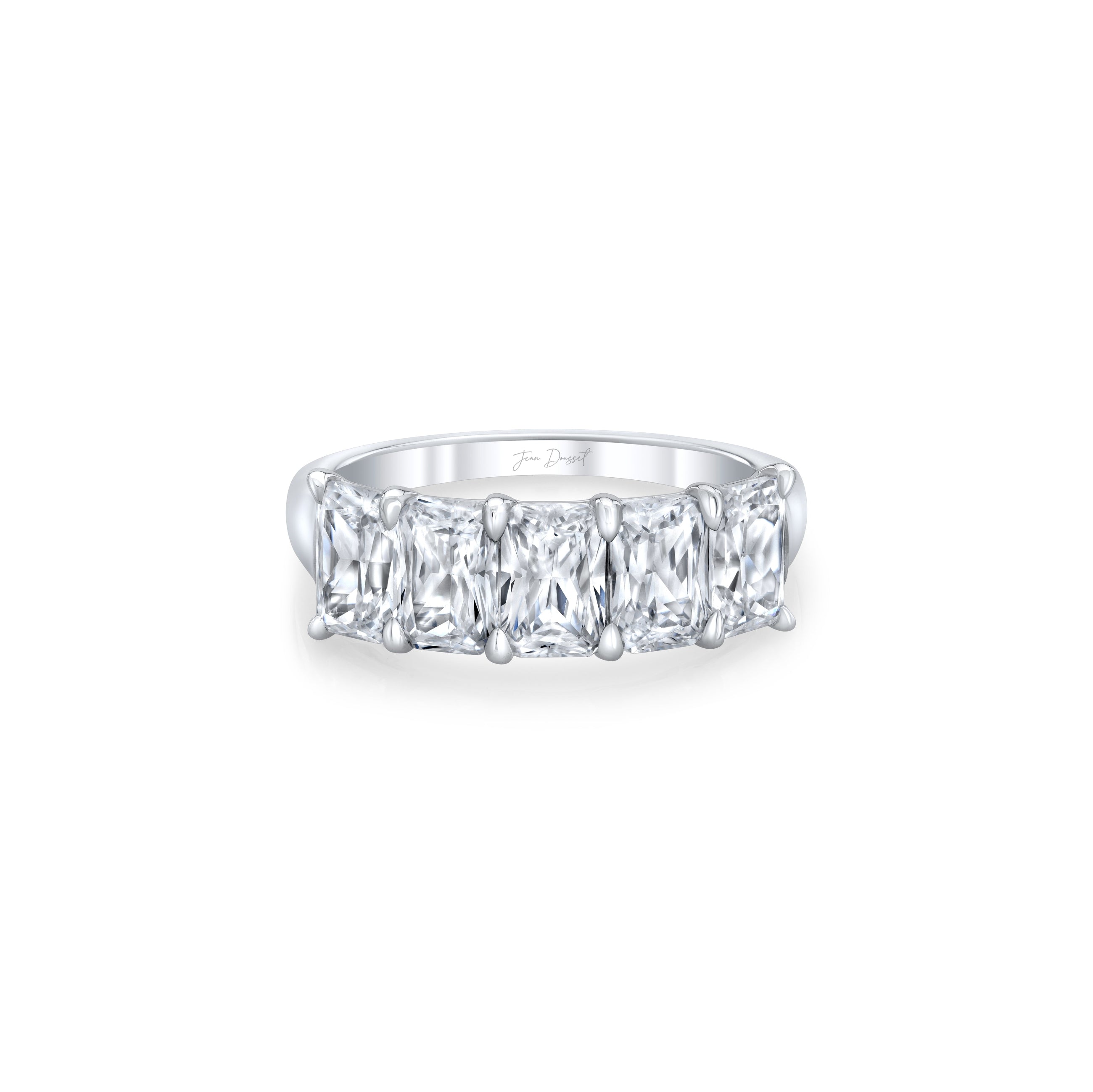 Olivia 5-Stone Radiant Lab Diamond Band