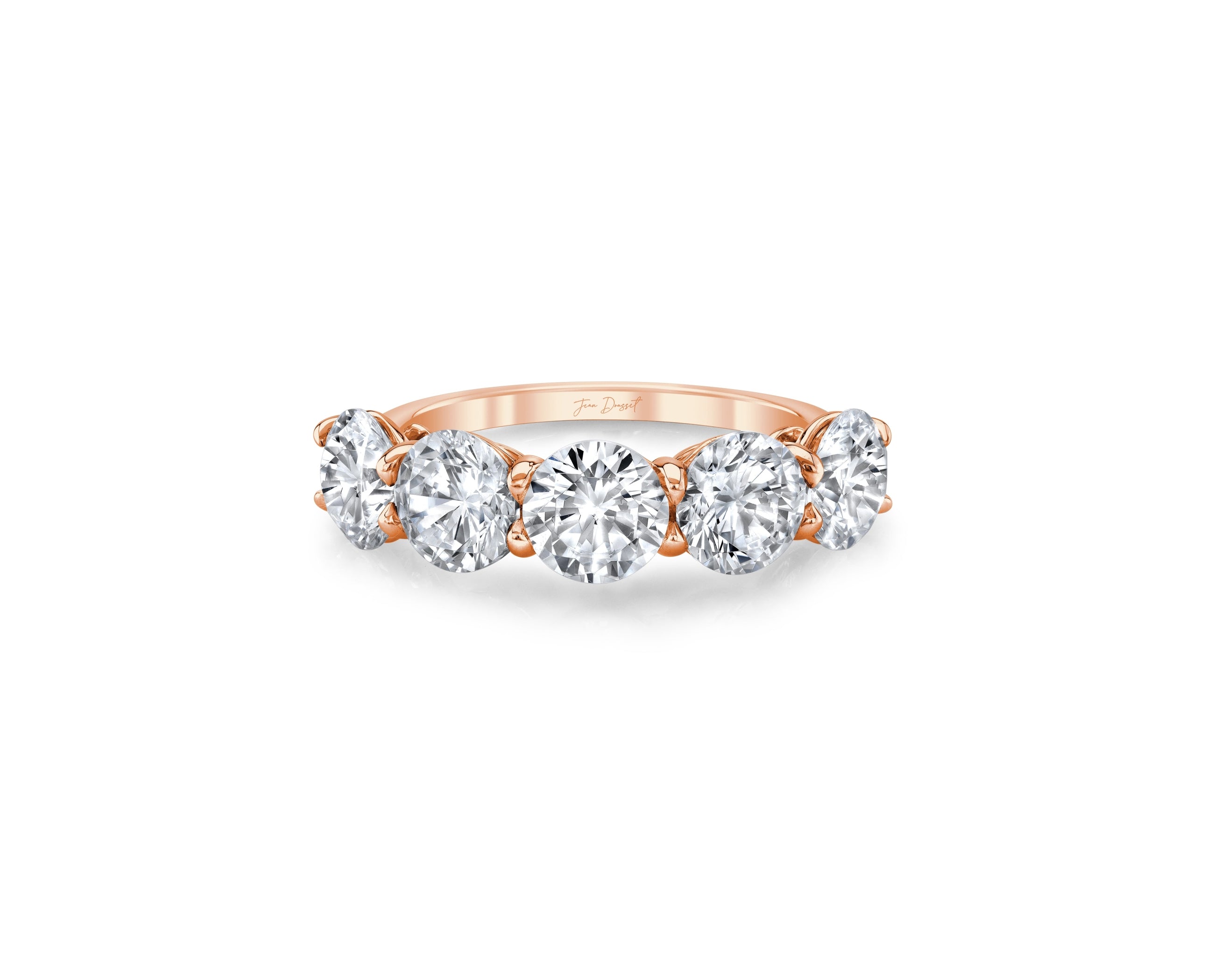 Olivia 5-Stone Round Brilliant Lab Diamond Band