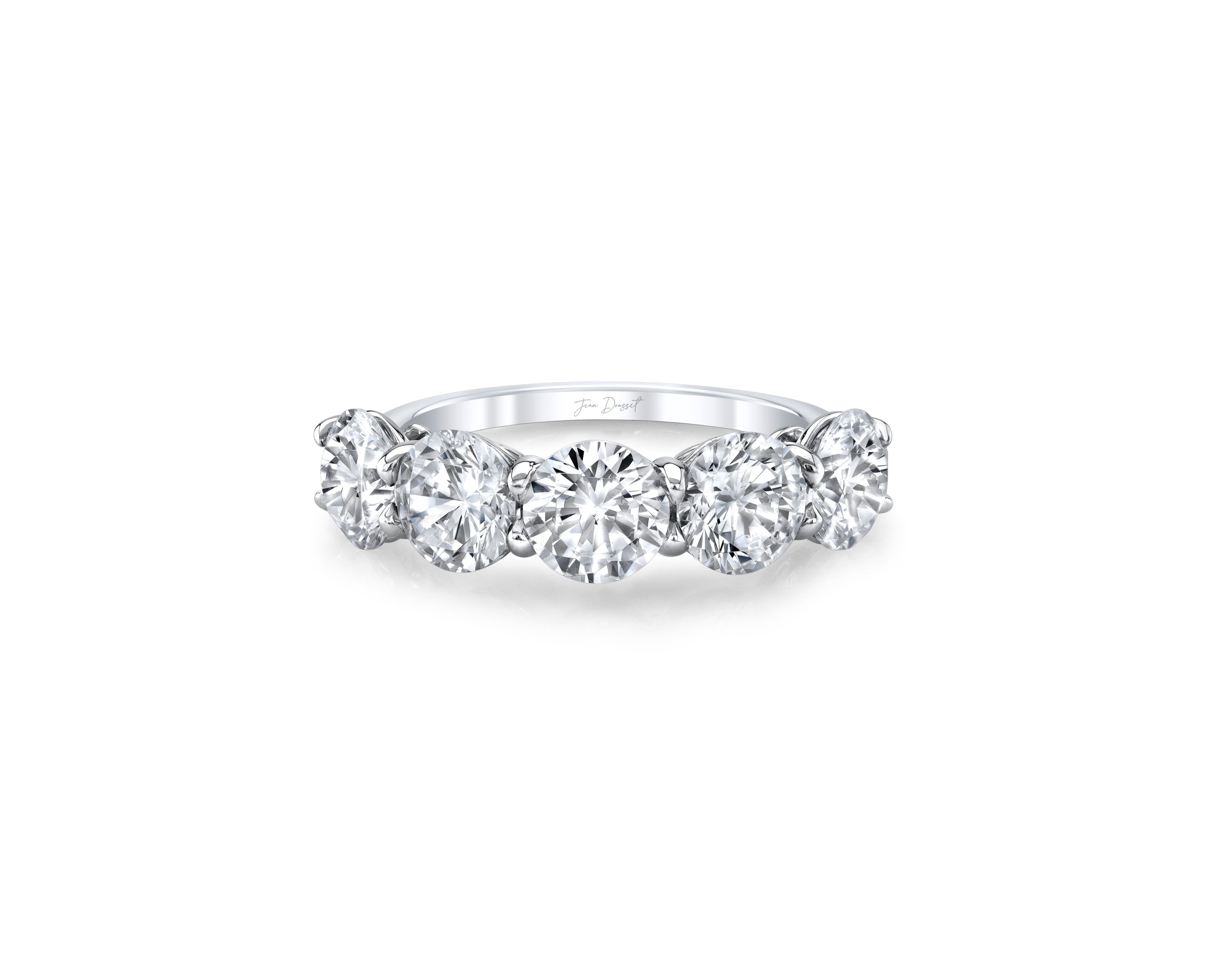 Olivia 5-Stone Round Brilliant Lab Diamond Band