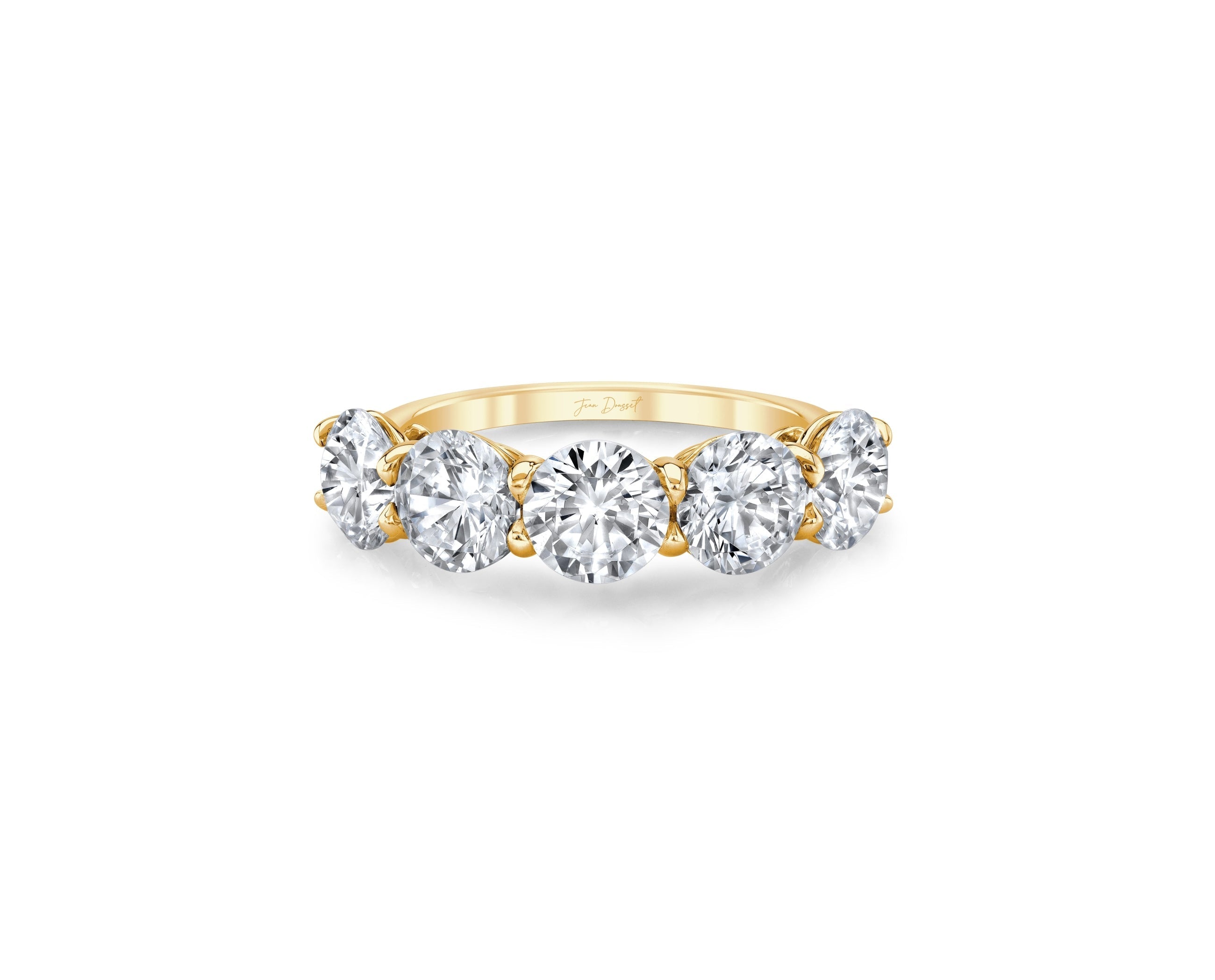 Olivia 5-Stone Round Brilliant Lab Diamond Band