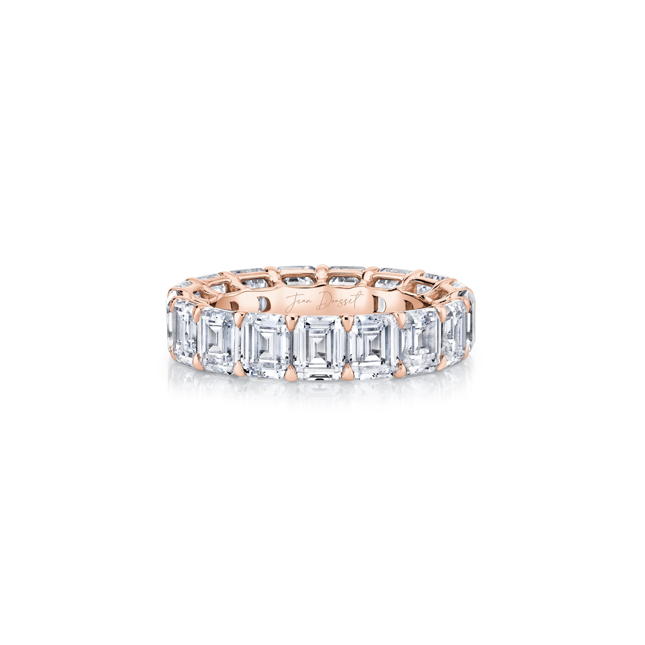 Olivia Large Emerald Lab Diamond Eternity Band