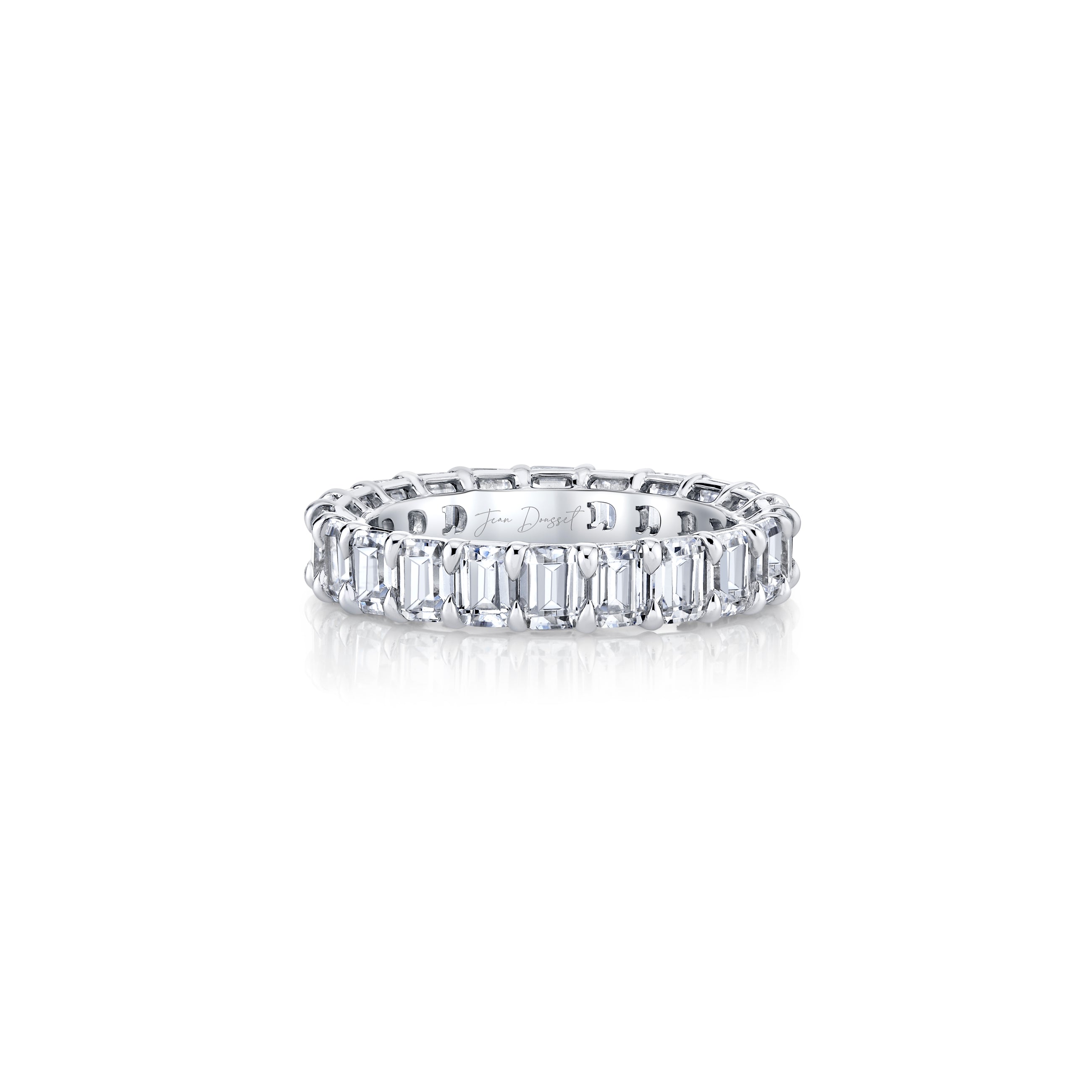 Olivia Emerald Lab Diamond Eternity Band