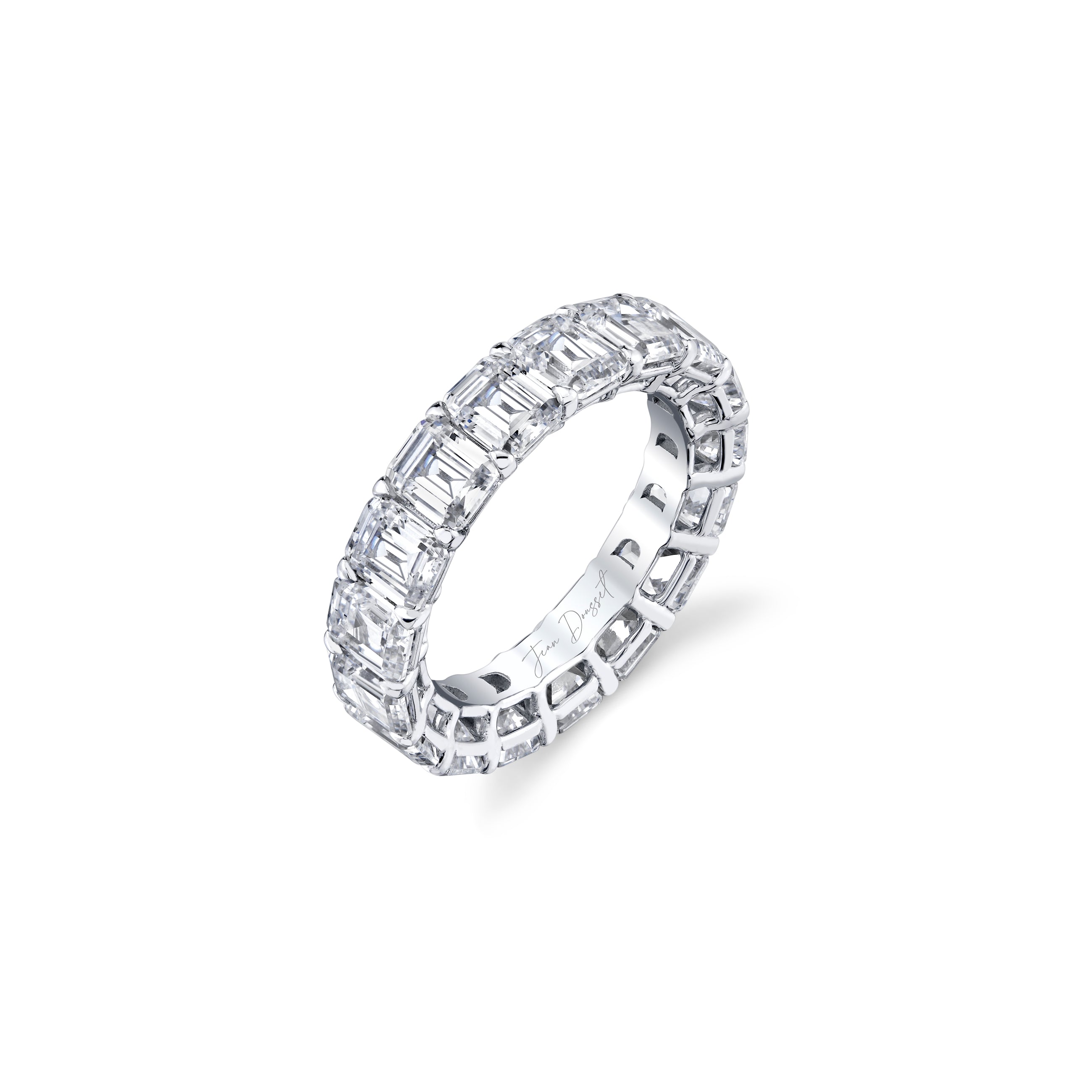Precious Metal:Platinum;Cut Shape:Emerald;Total Carat Weight:9 CTW,12 CTW
