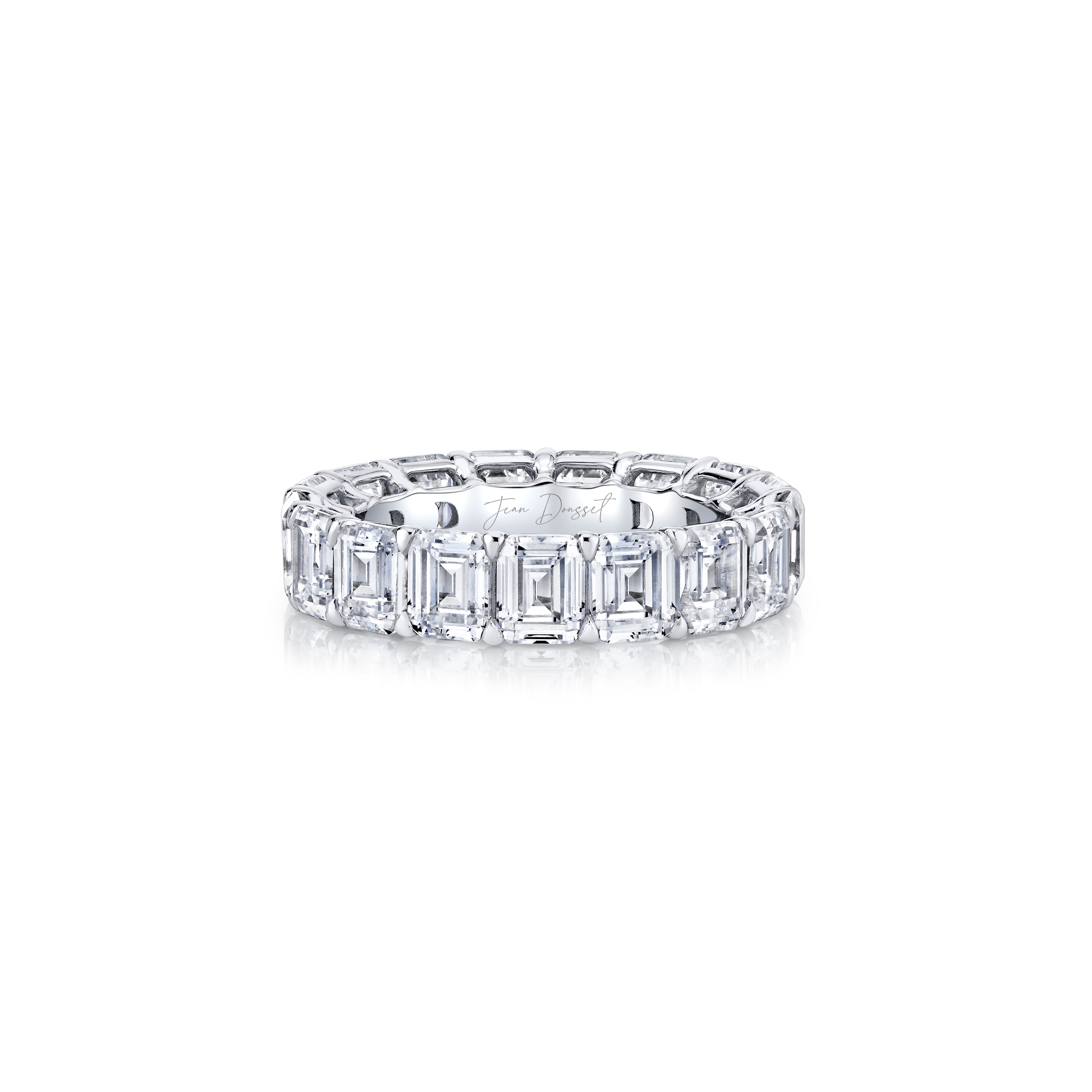 Olivia Large Emerald Lab Diamond Eternity Band