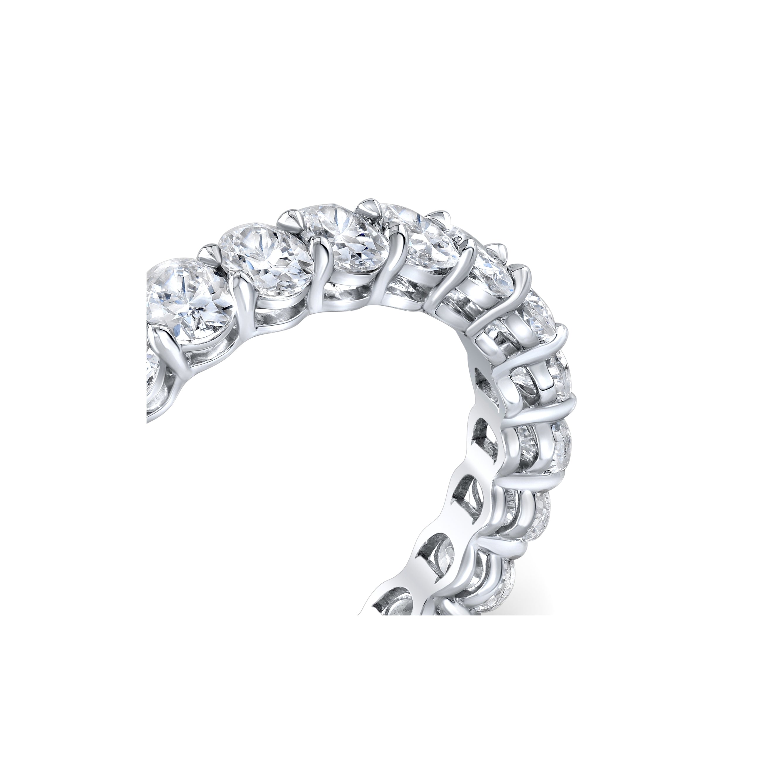 Olivia Oval Lab Diamond Eternity Band