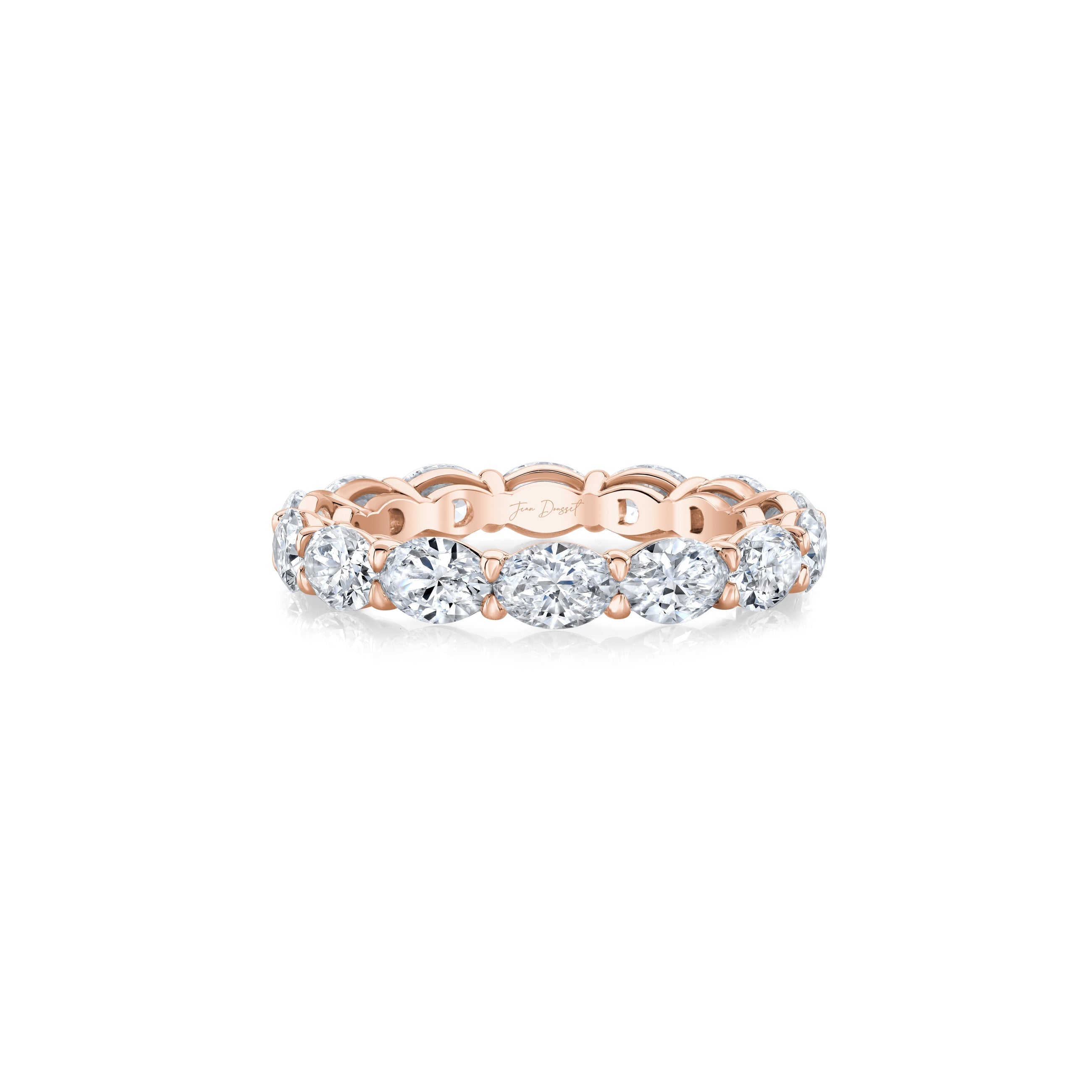 Olivia East-West Oval Lab Diamond Eternity Band