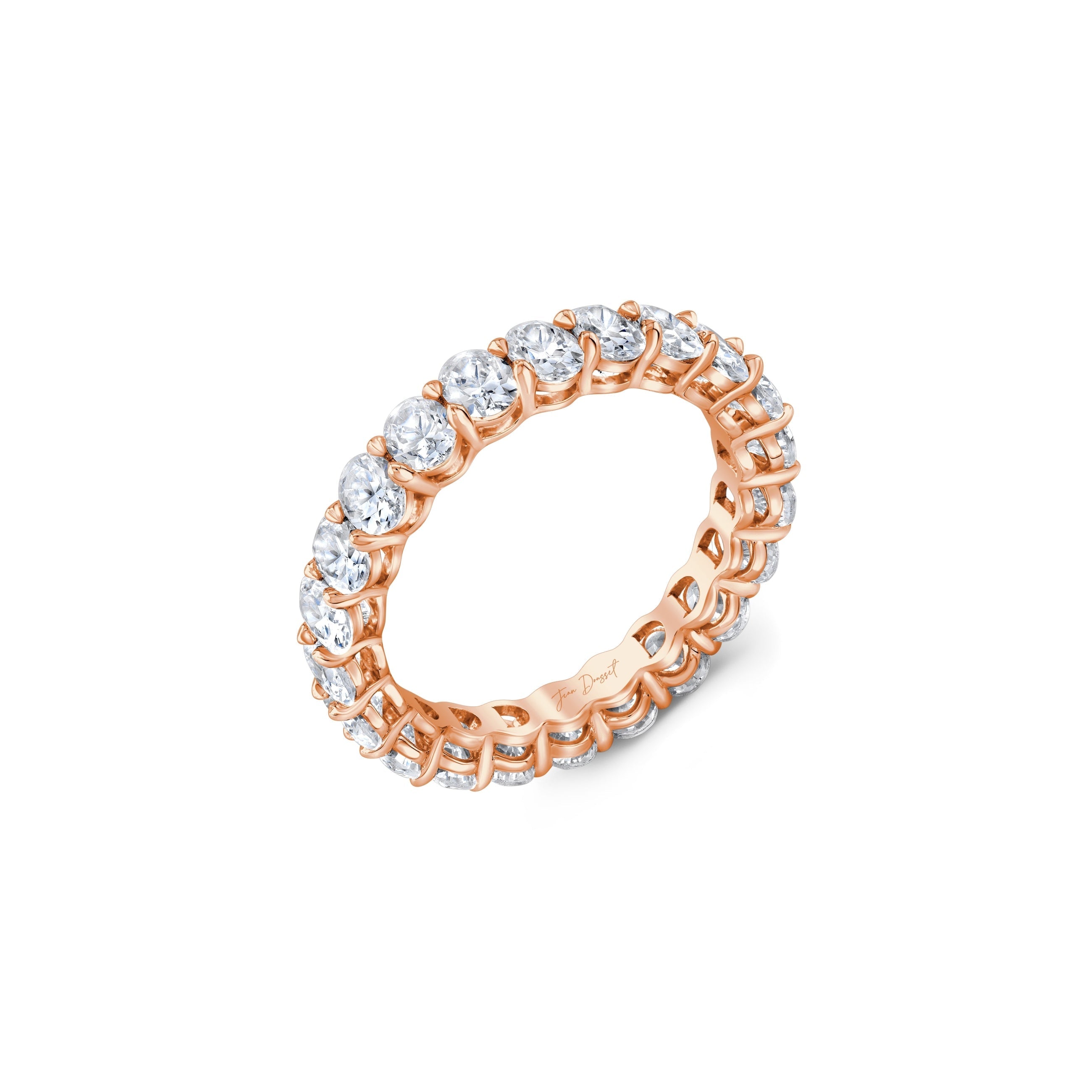 Precious Metal:18k Rose Gold;Cut Shape:Oval;Total Carat Weight:3.3 CTW,4.7 CTW,5.1 CTW,7 CTW
