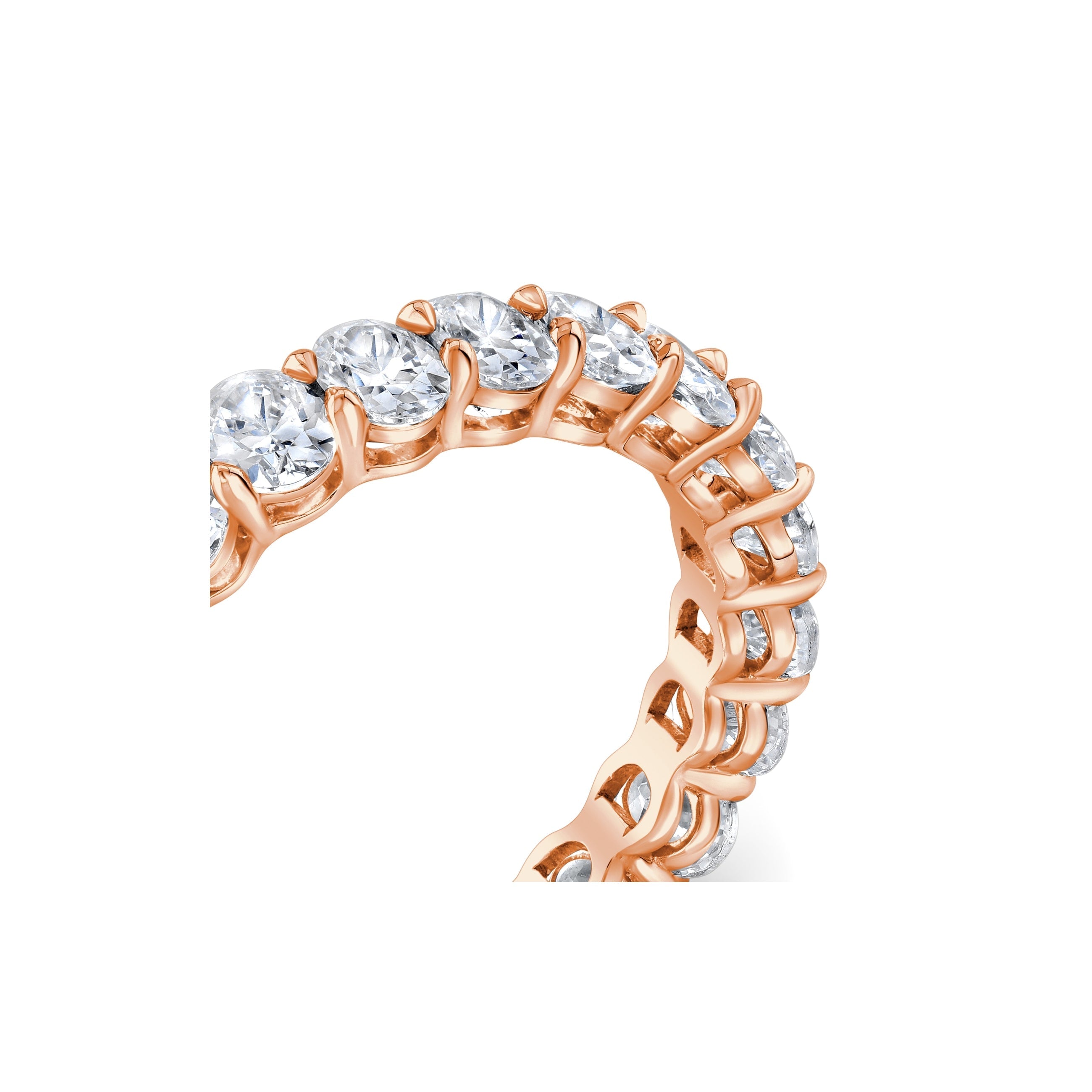 Olivia Oval Lab Diamond Eternity Band