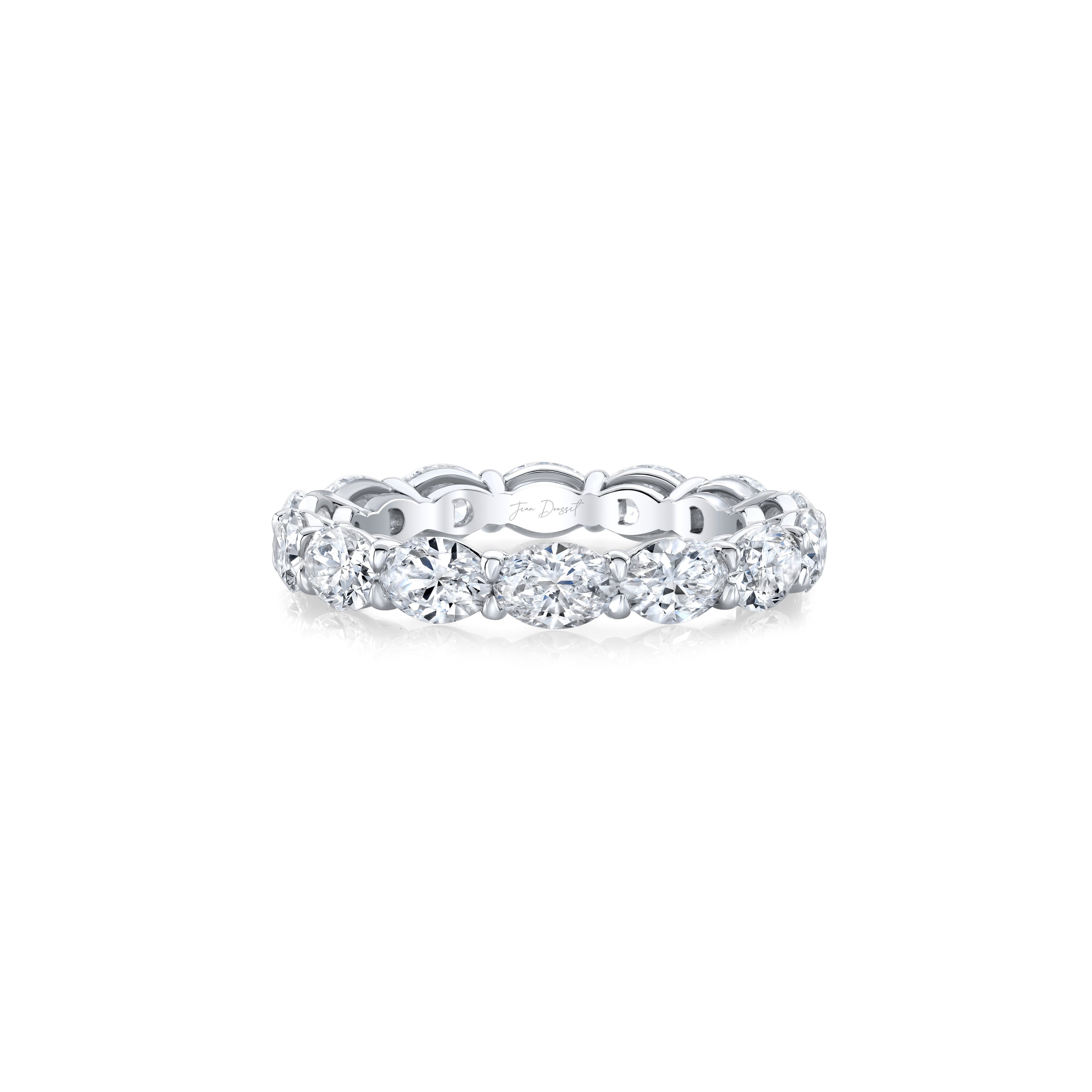 Olivia East-West Oval Lab Diamond Eternity Band