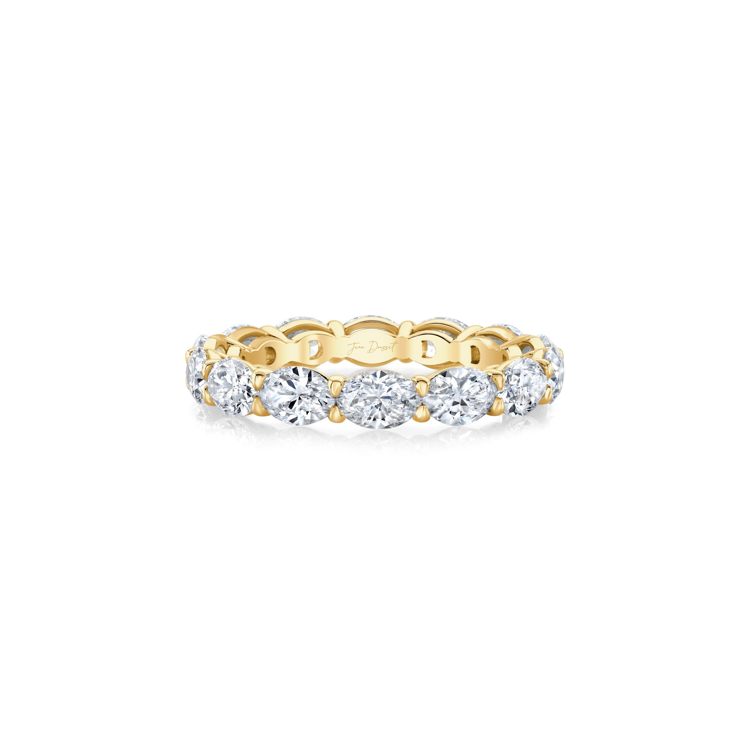Olivia East-West Oval Lab Diamond Eternity Band