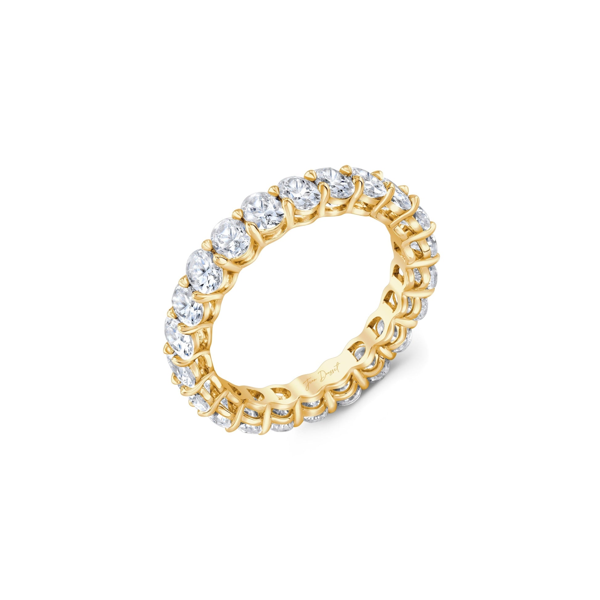 Precious Metal:18k Yellow Gold;Cut Shape:Oval;Total Carat Weight:3.3 CTW,4.7 CTW,5.1 CTW,7 CTW