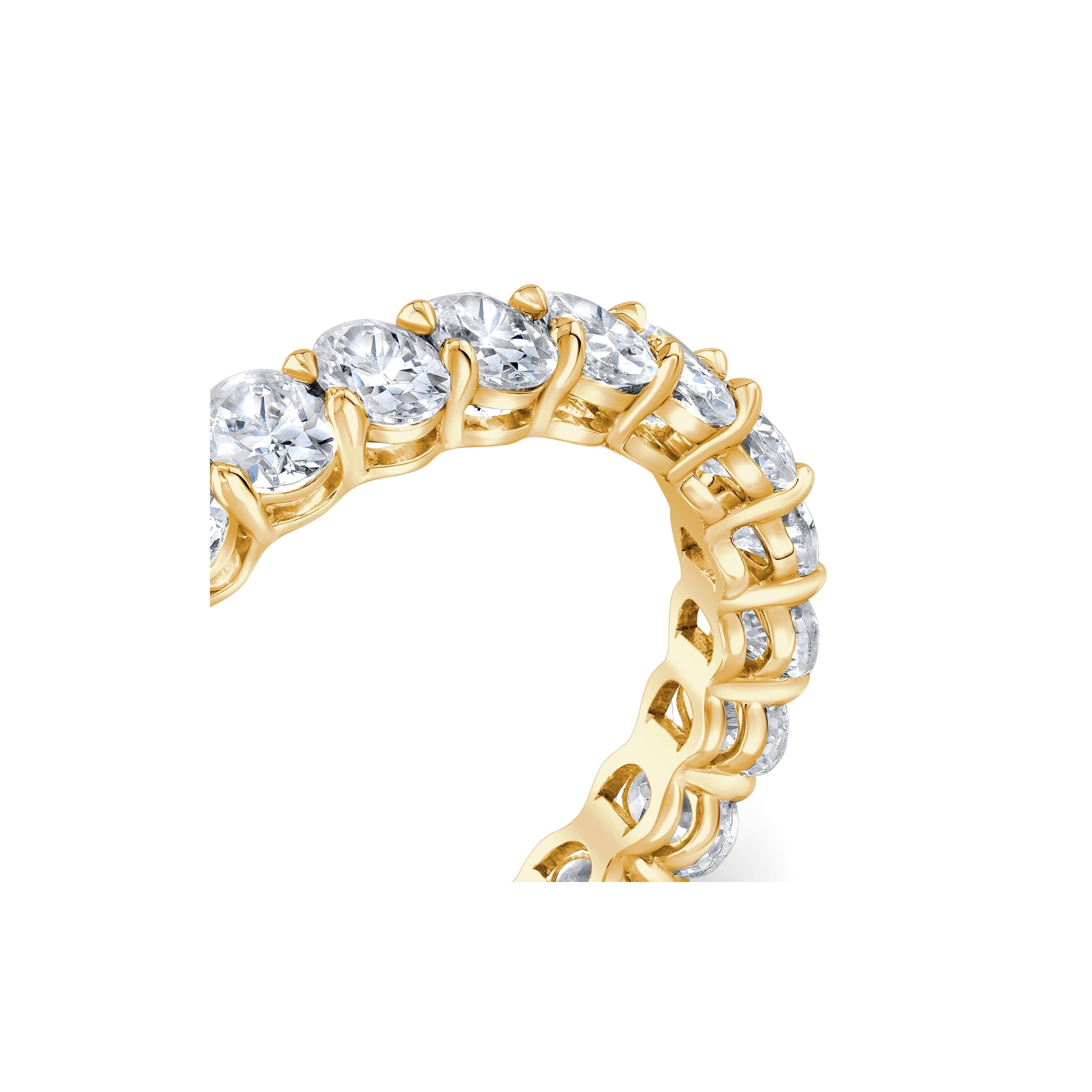Olivia Oval Lab Diamond Eternity Band
