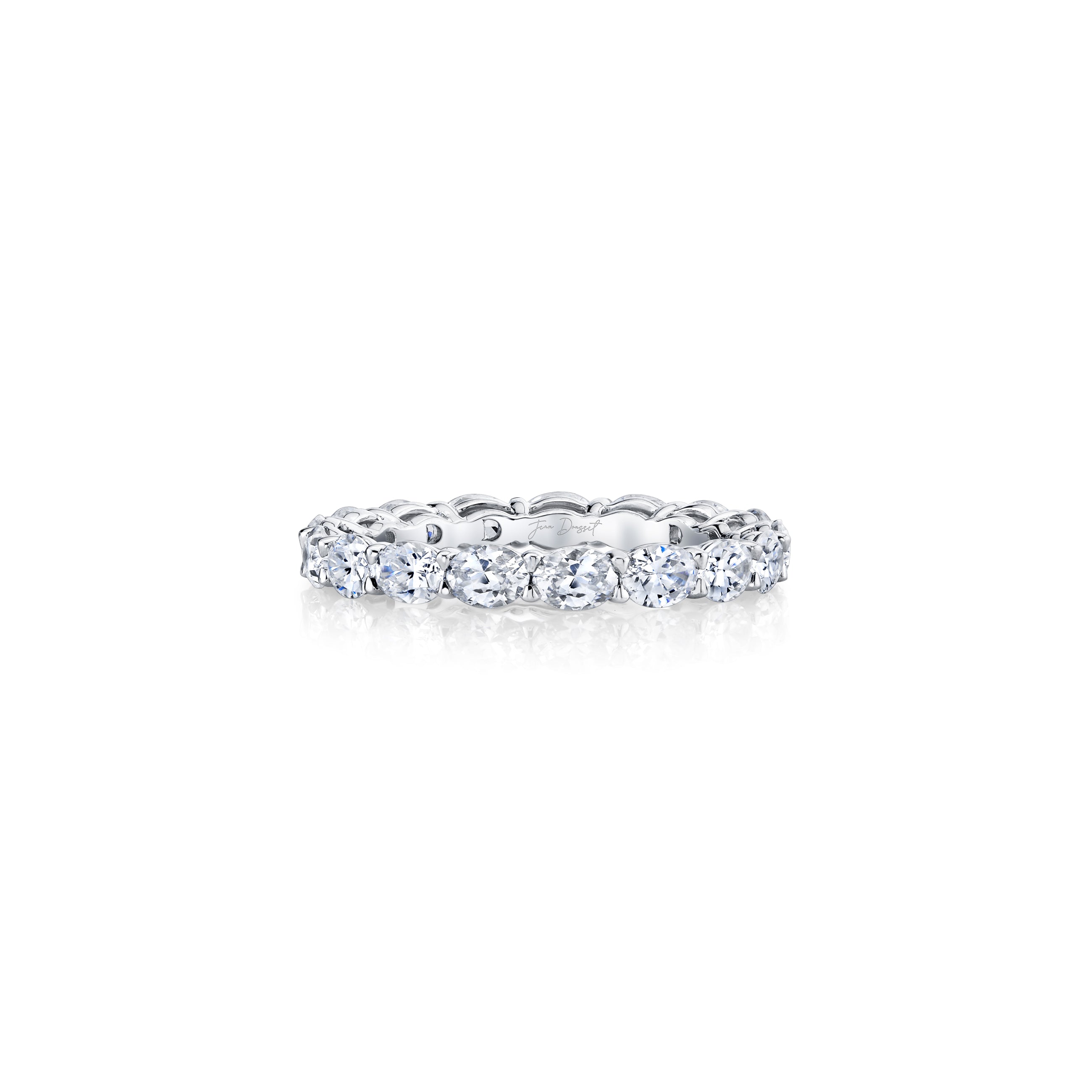 Olivia East-West Oval Lab Diamond Eternity Band
