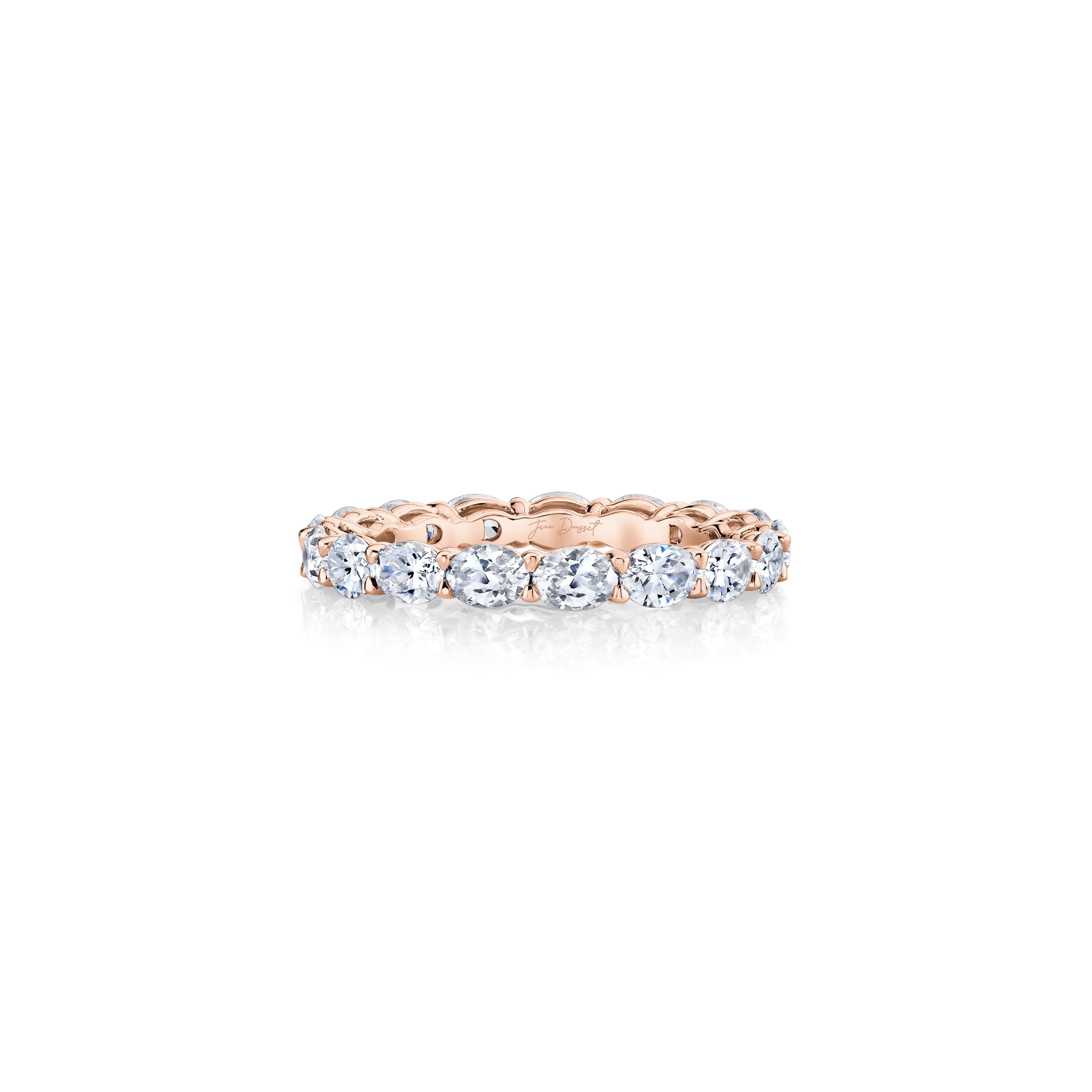 Olivia East-West Oval Lab Diamond Eternity Band