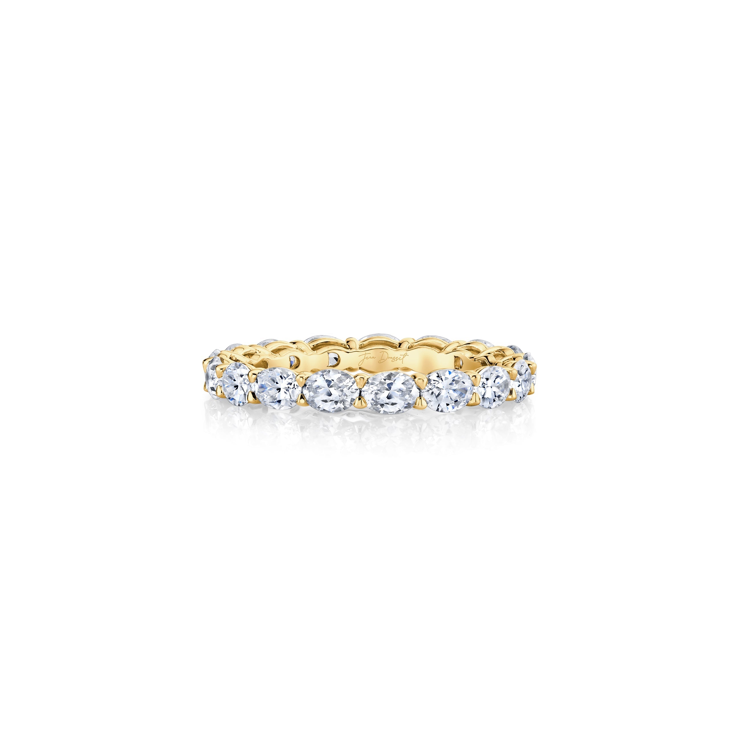 Olivia East-West Oval Lab Diamond Eternity Band
