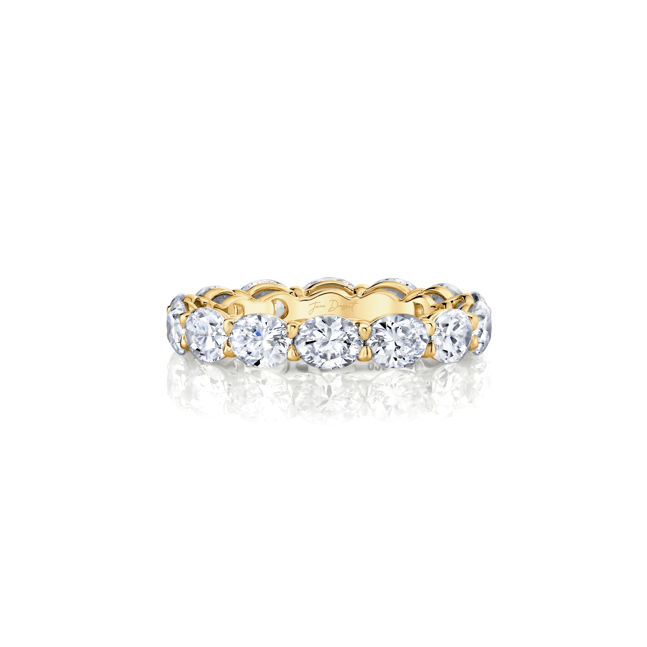 Olivia East-West Oval Lab Diamond Eternity Band
