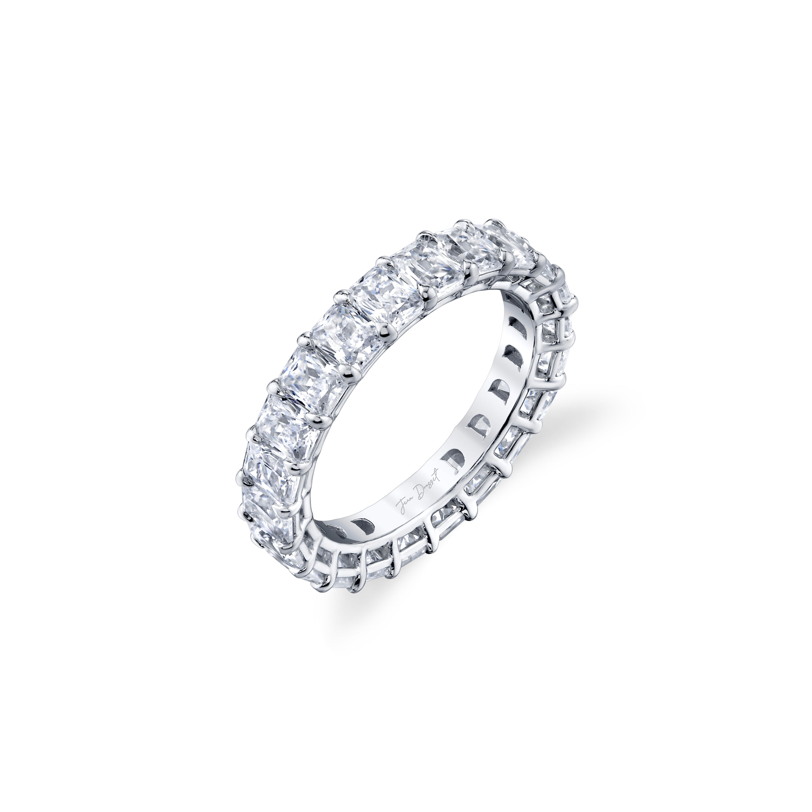 Precious Metal:18k White Gold;Total Carat Weight:4.7 CTW,5.7 CTW,8.5 CTW