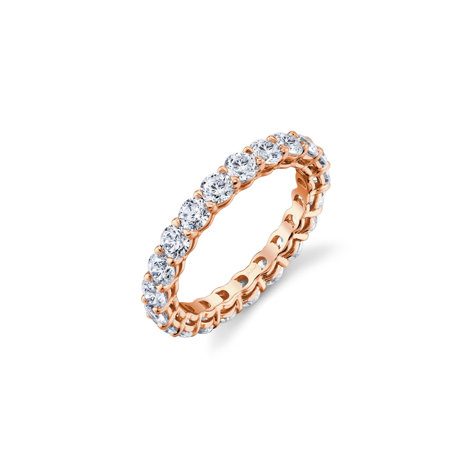 Precious Metal:18k Rose Gold;Total Carat Weight:1.2 CTW,3 CTW