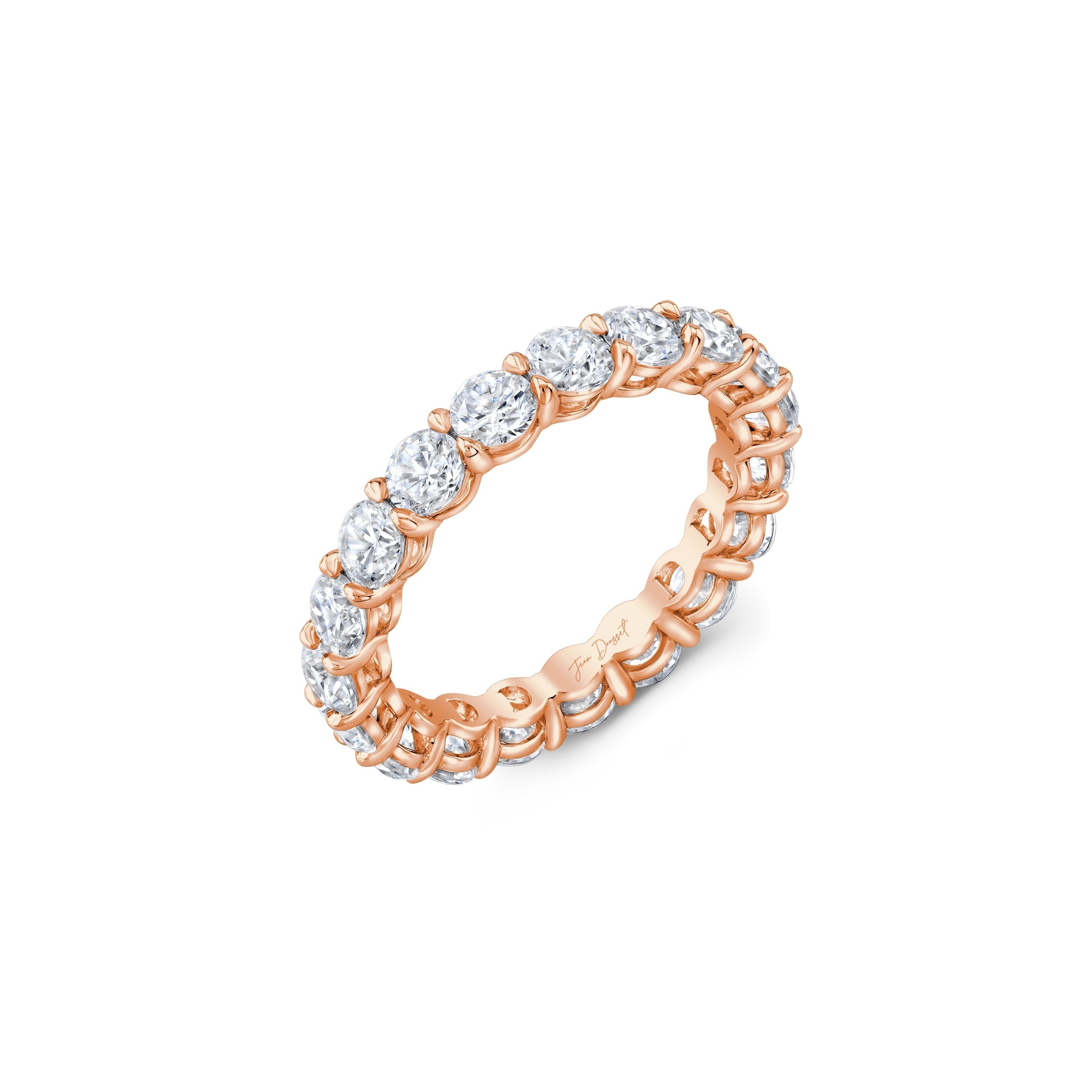 Precious Metal:18k Rose Gold;Total Carat Weight:4.2 CTW,4.9 CTW