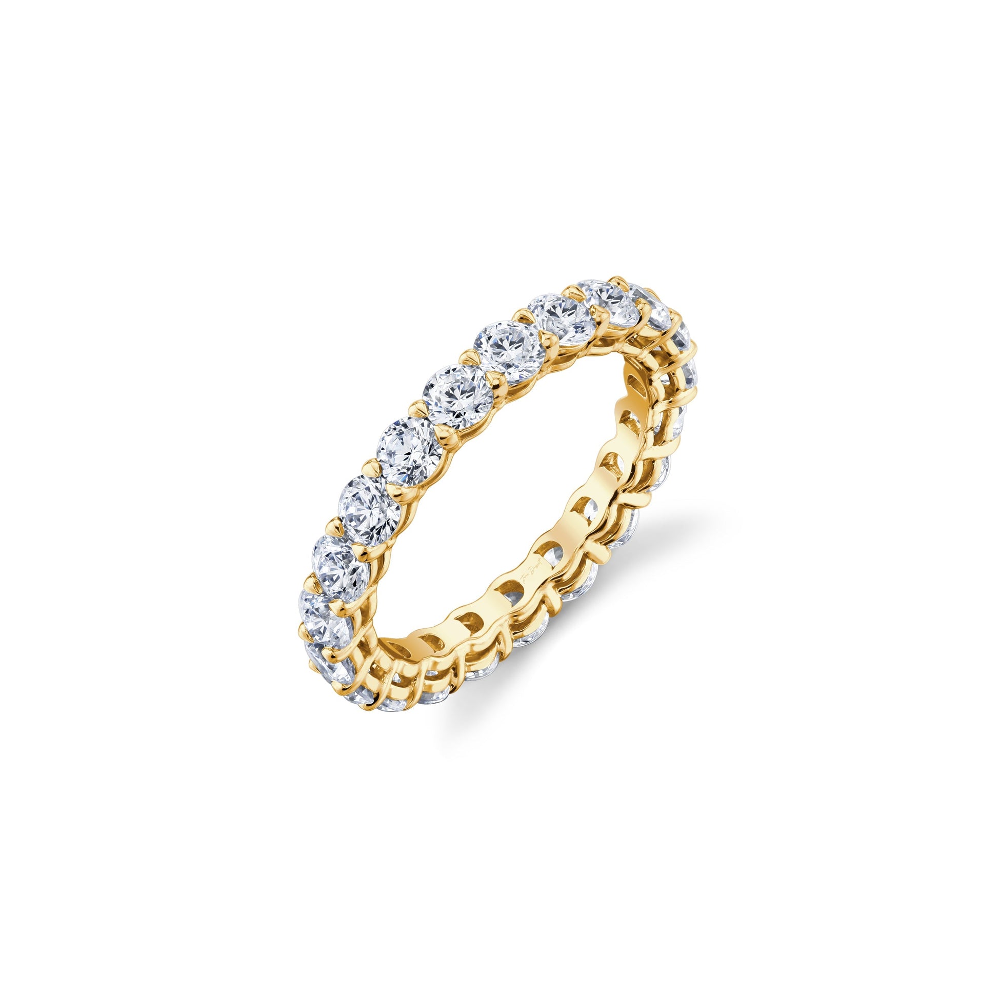 Precious Metal:18k Yellow Gold;Total Carat Weight:1.2 CTW,3 CTW