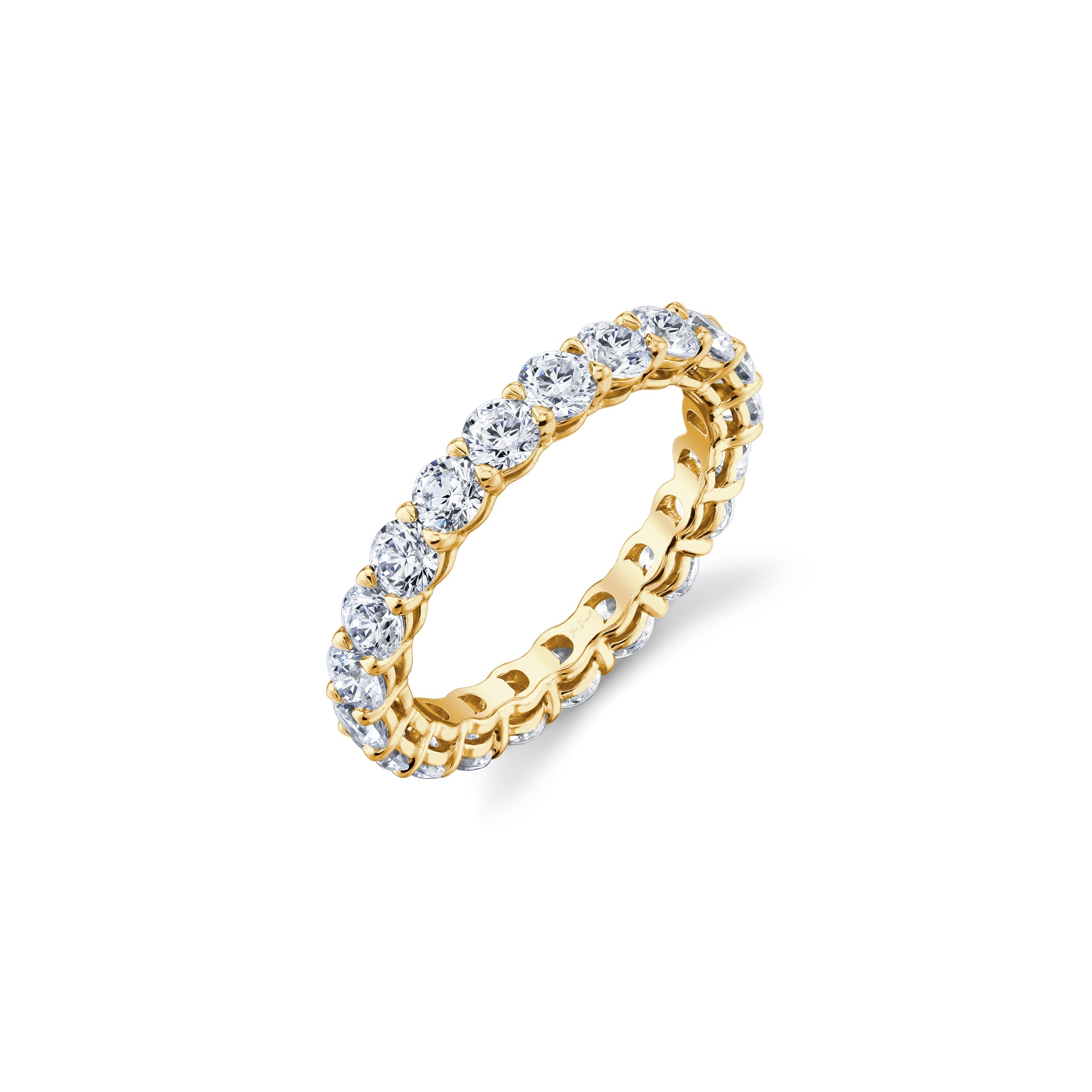 Precious Metal:18k Yellow Gold;Total Carat Weight:1.2 CTW,3 CTW