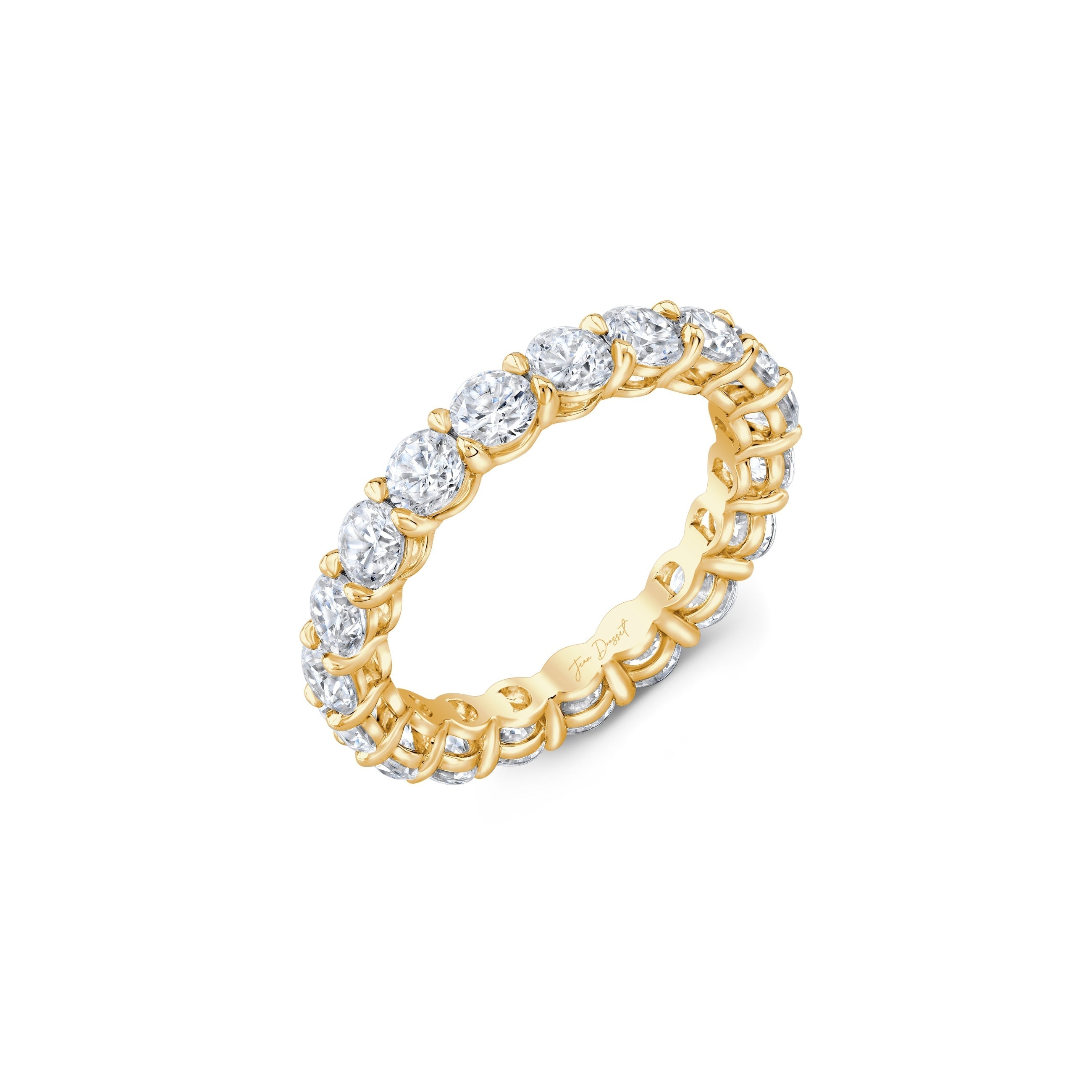 Precious Metal:18k Yellow Gold;Total Carat Weight:4.2 CTW,4.9 CTW