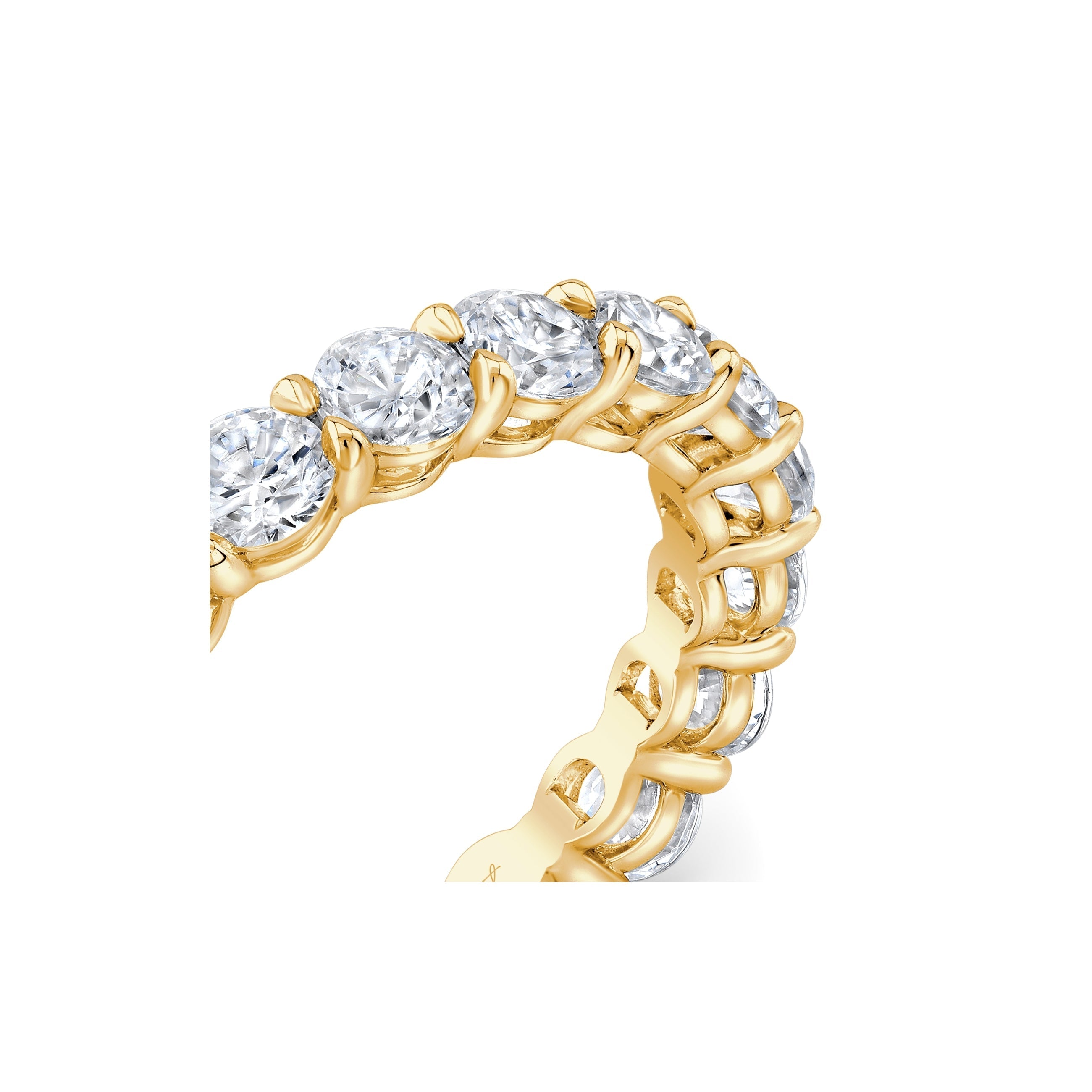 Olivia Round Brilliant Lab Diamond Eternity Band