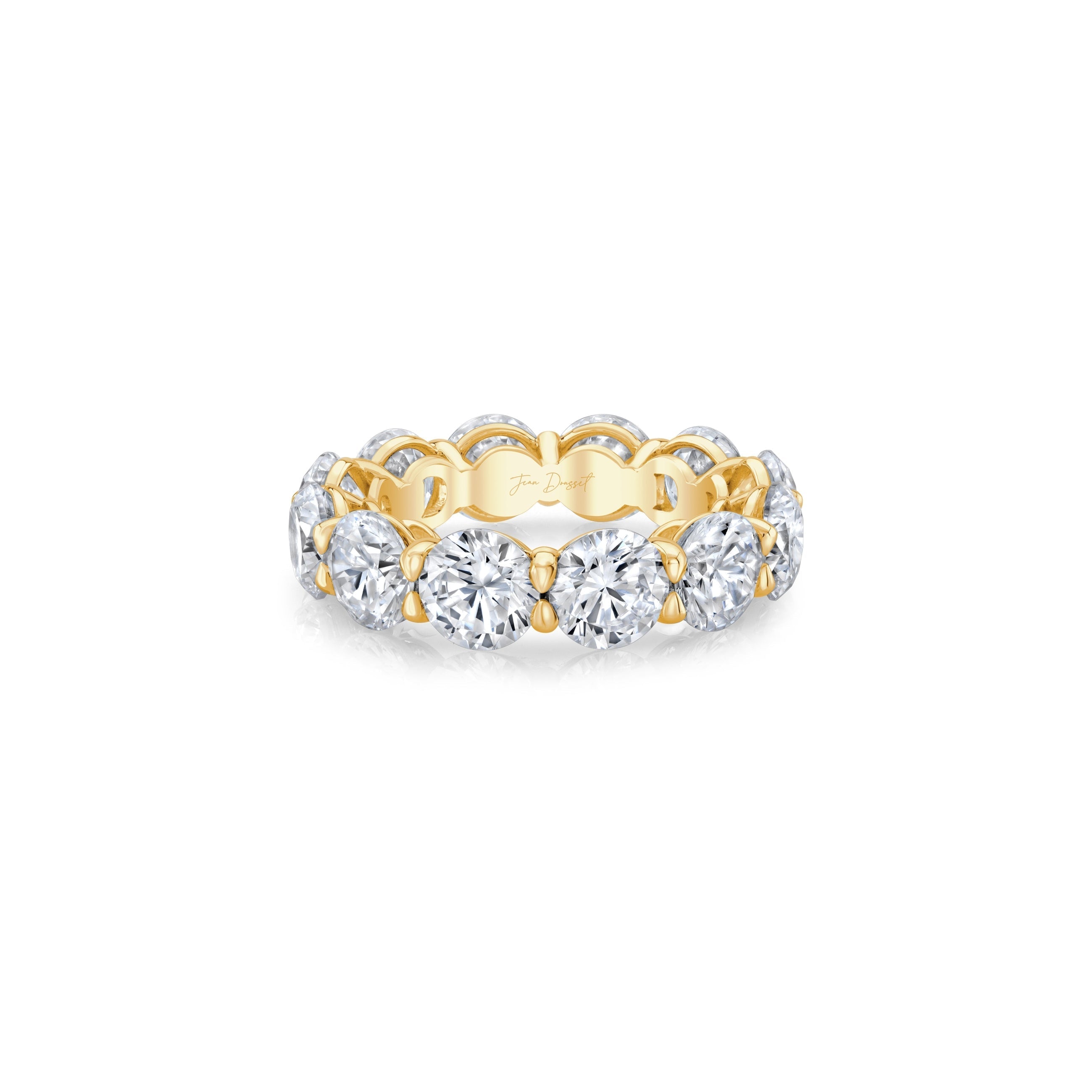 Olivia Large Round Brilliant Lab Diamond Eternity Band