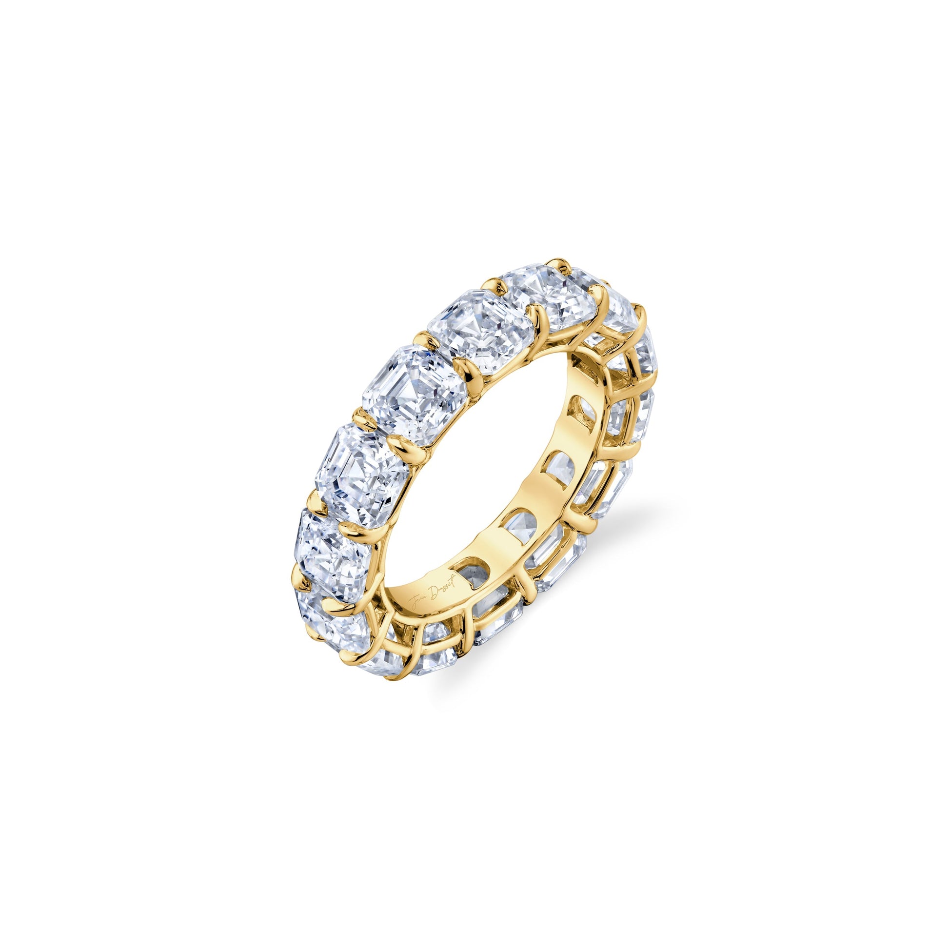 Precious Metal:18k Yellow Gold;Cut Shape:Asscher;Total Carat Weight:5.7 CTW,8 CTW,11.25 CTW
