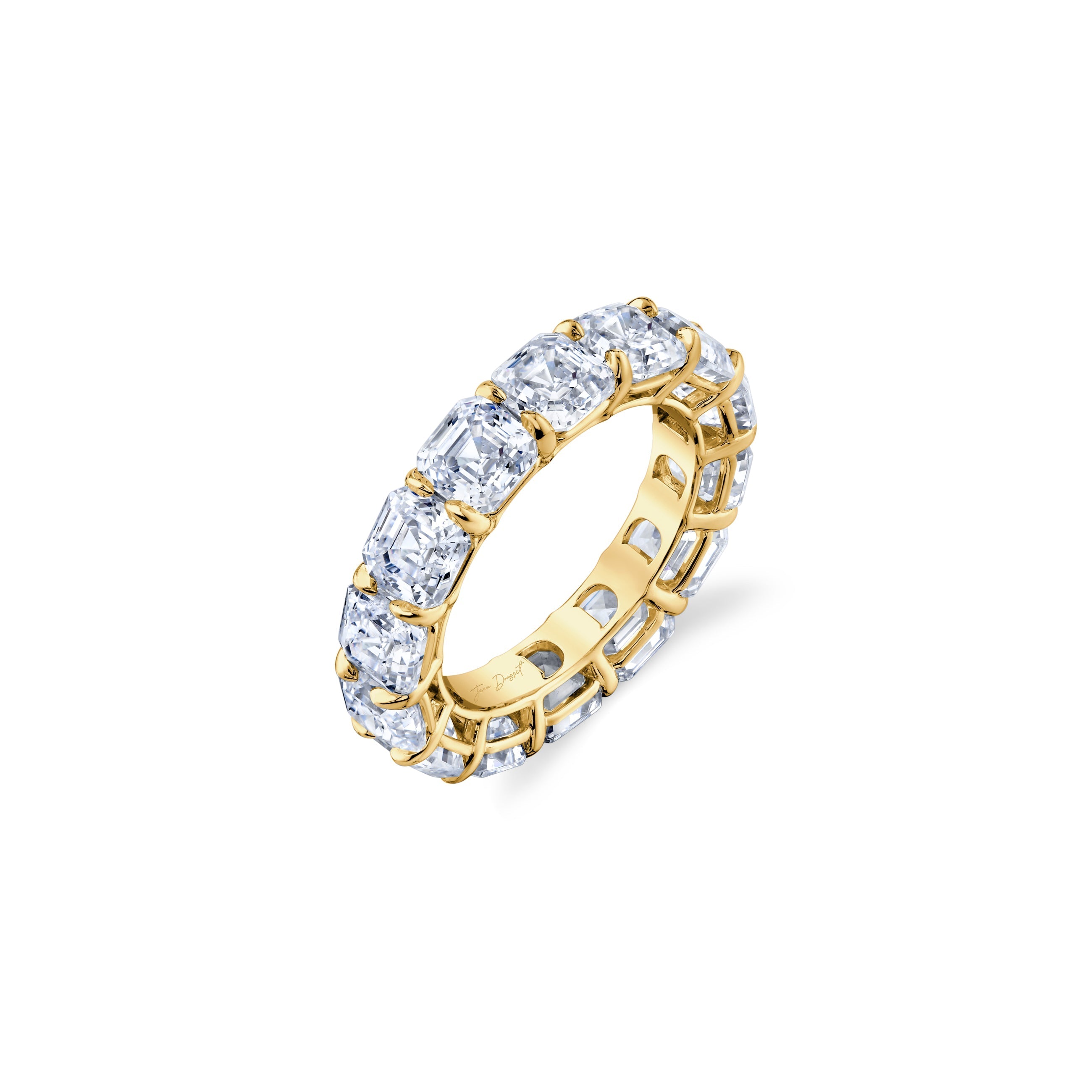 Precious Metal:18k Yellow Gold;Cut Shape:Asscher;Total Carat Weight:5.7 CTW,8 CTW,11.25 CTW