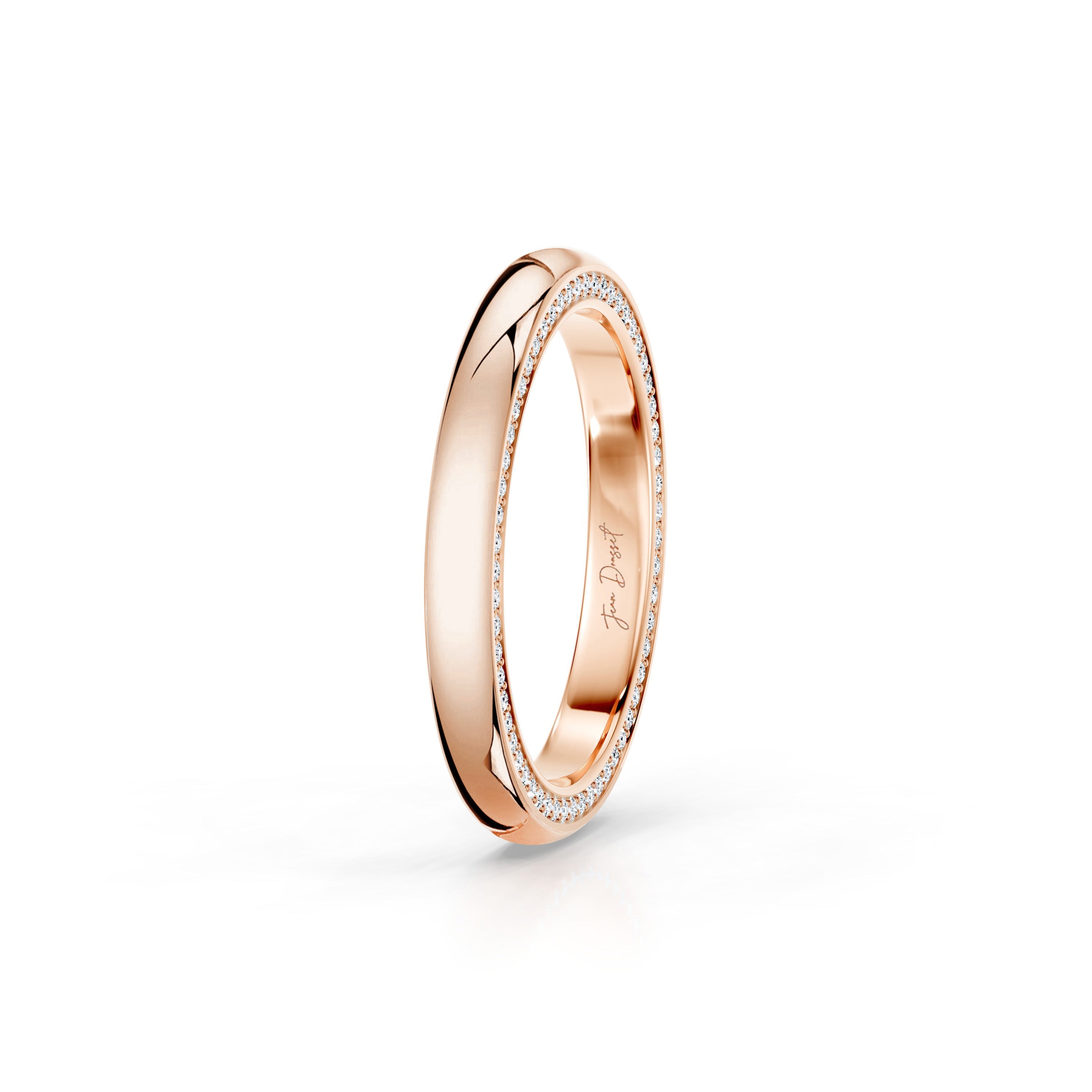 Precious Metal:18k Rose Gold;Finish:High Polished