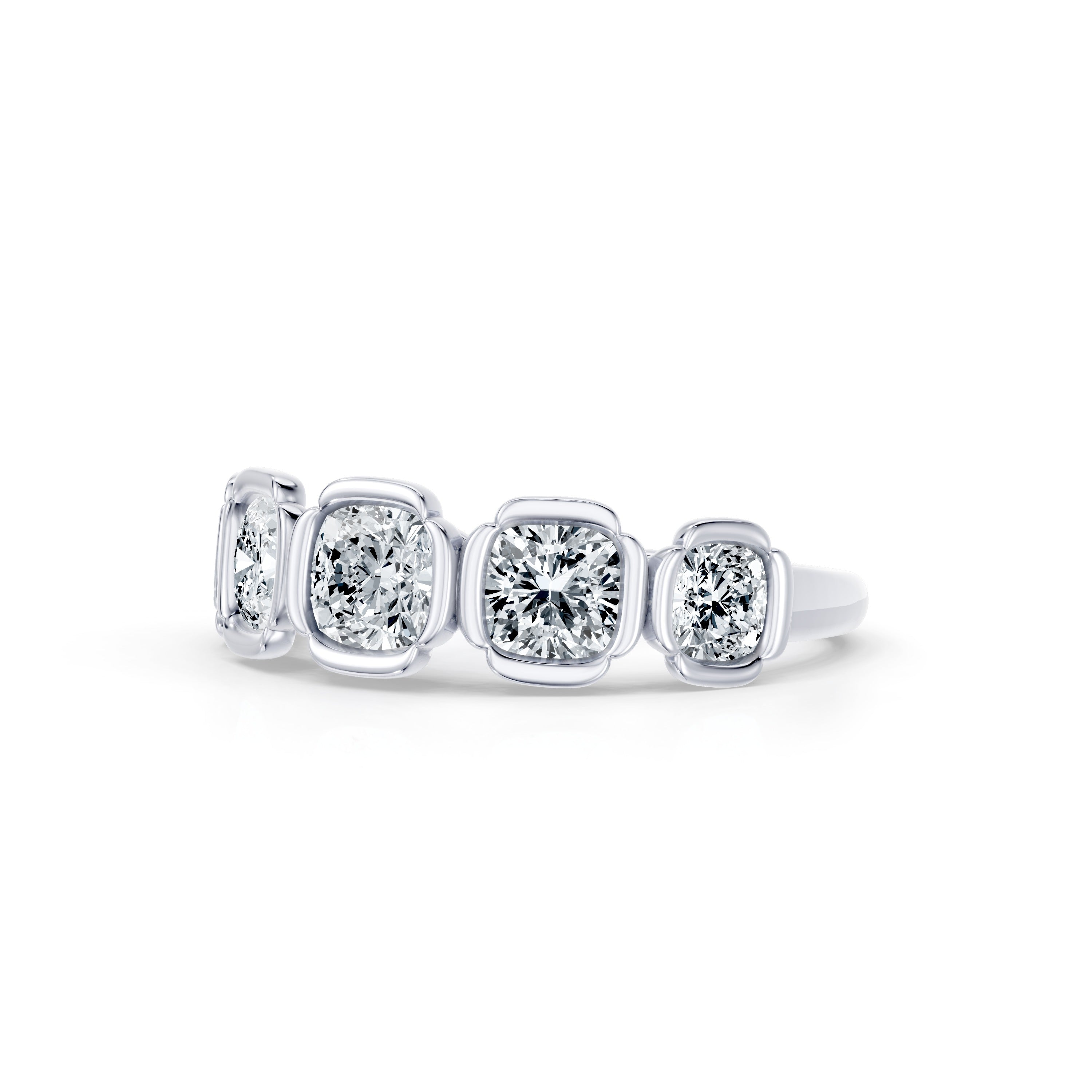 Dorée 5-Stone Lab Diamond Cushion Band