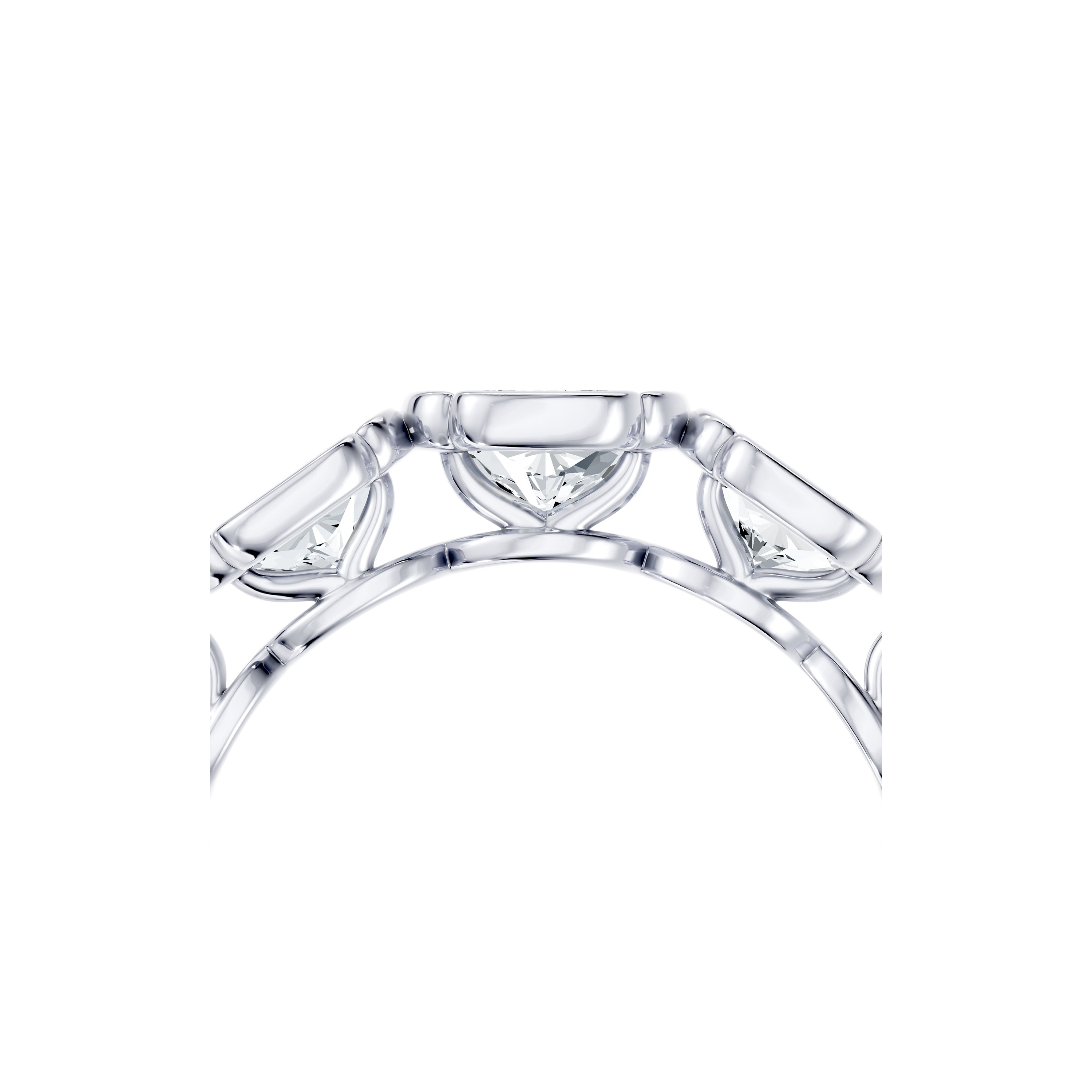 Dorée 5-Stone Lab Diamond Cushion Band