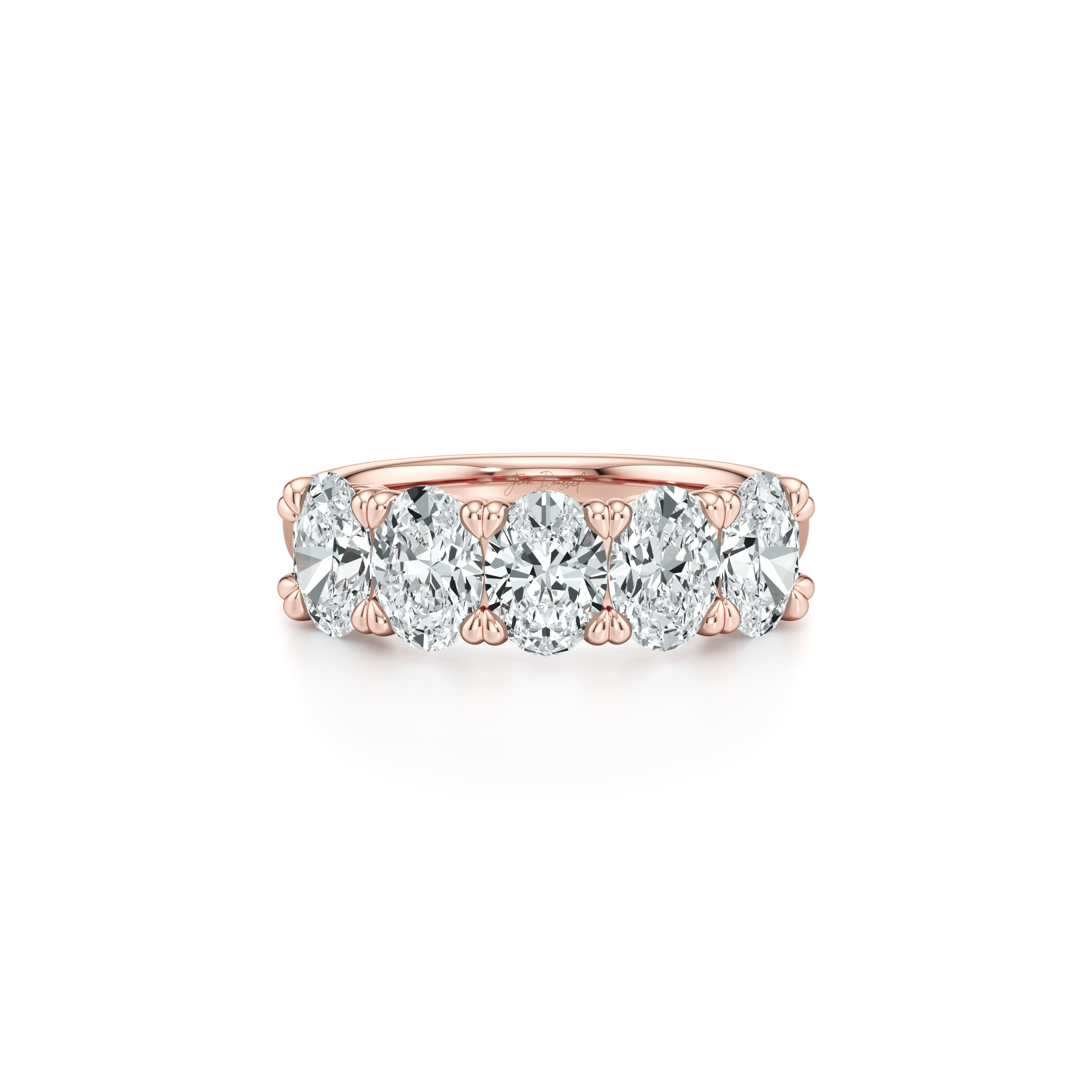 Elle 5-Stone Oval Lab Diamond Band