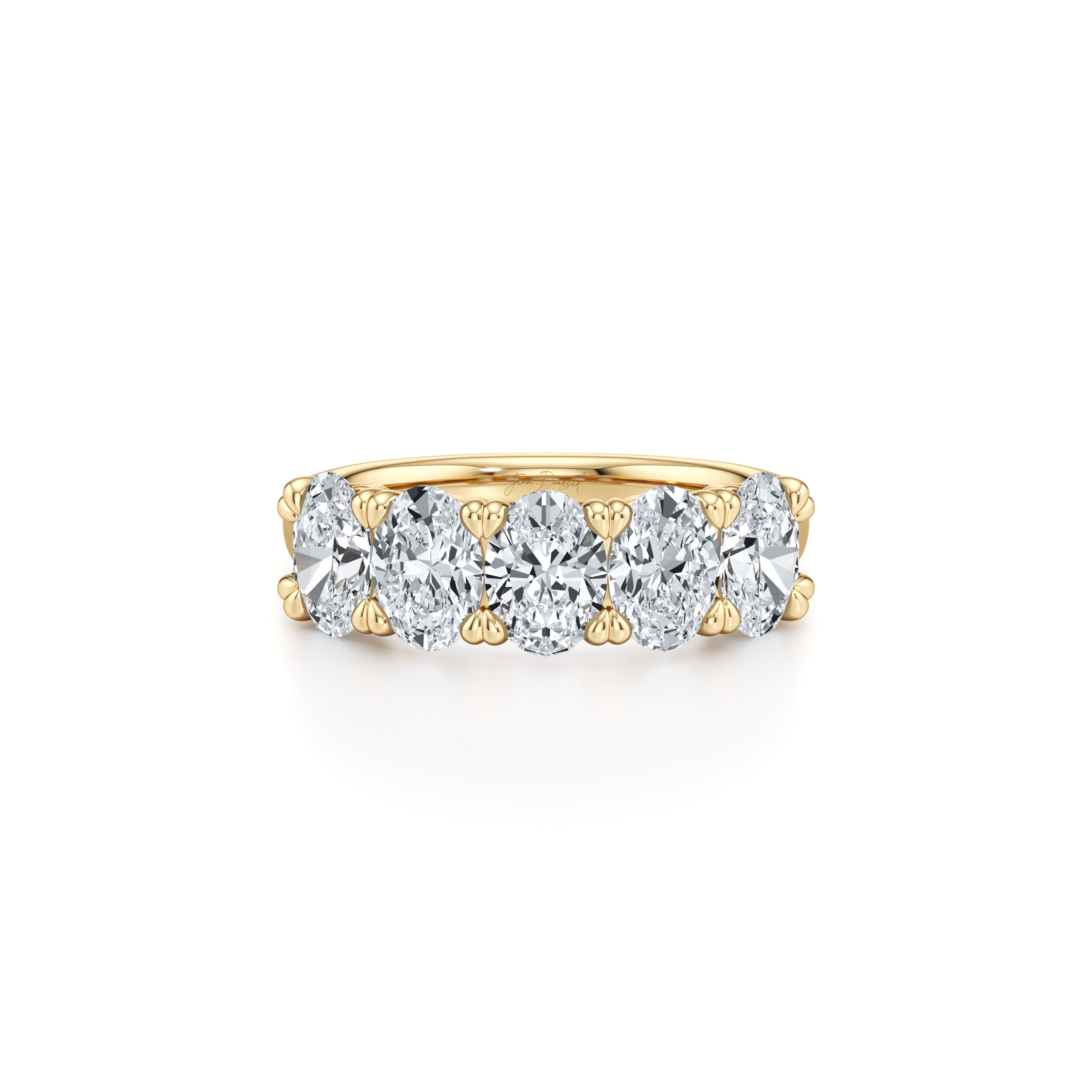 Elle 5-Stone Oval Lab Diamond Band