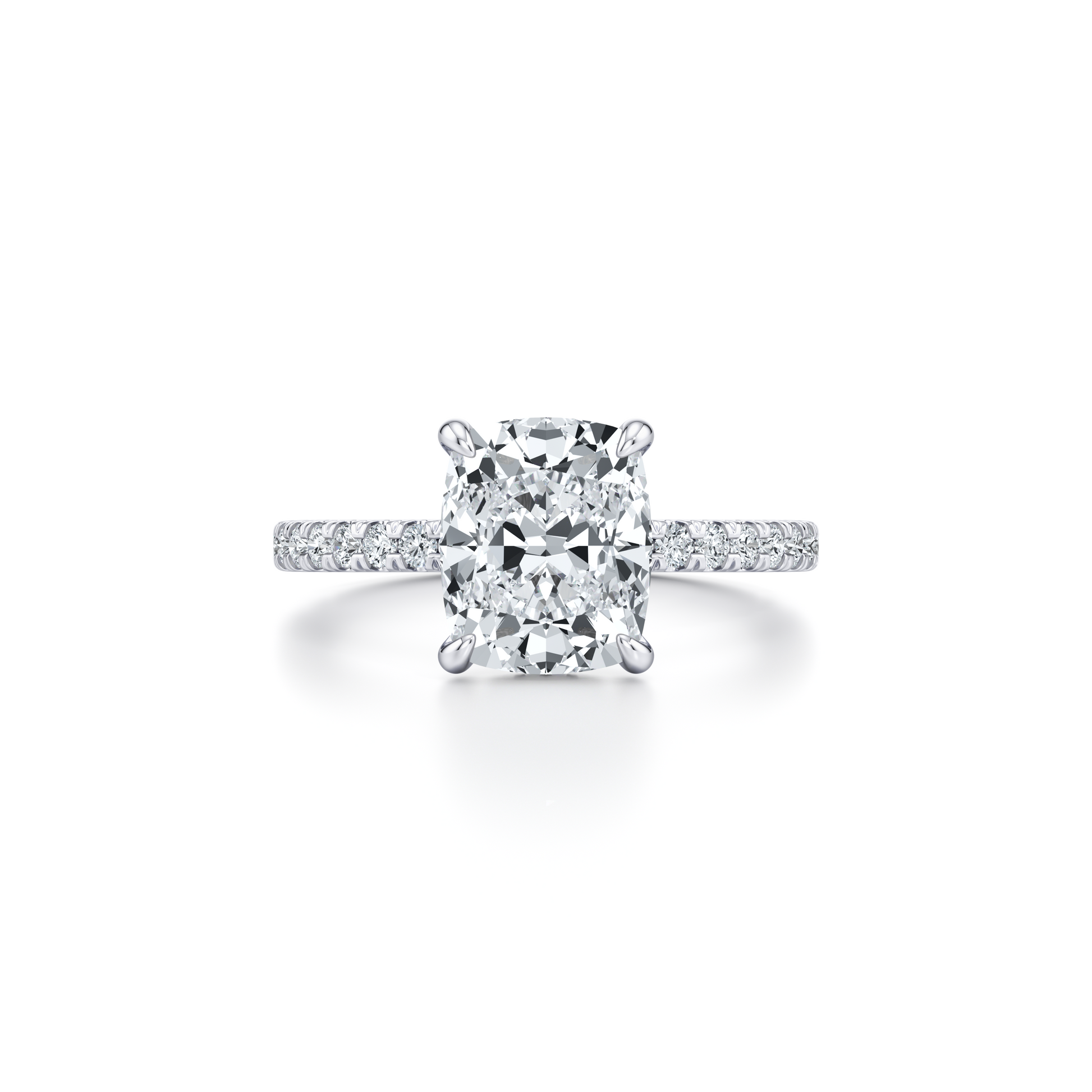 Precious Metal:Platinum;Cut Shape:Cushion