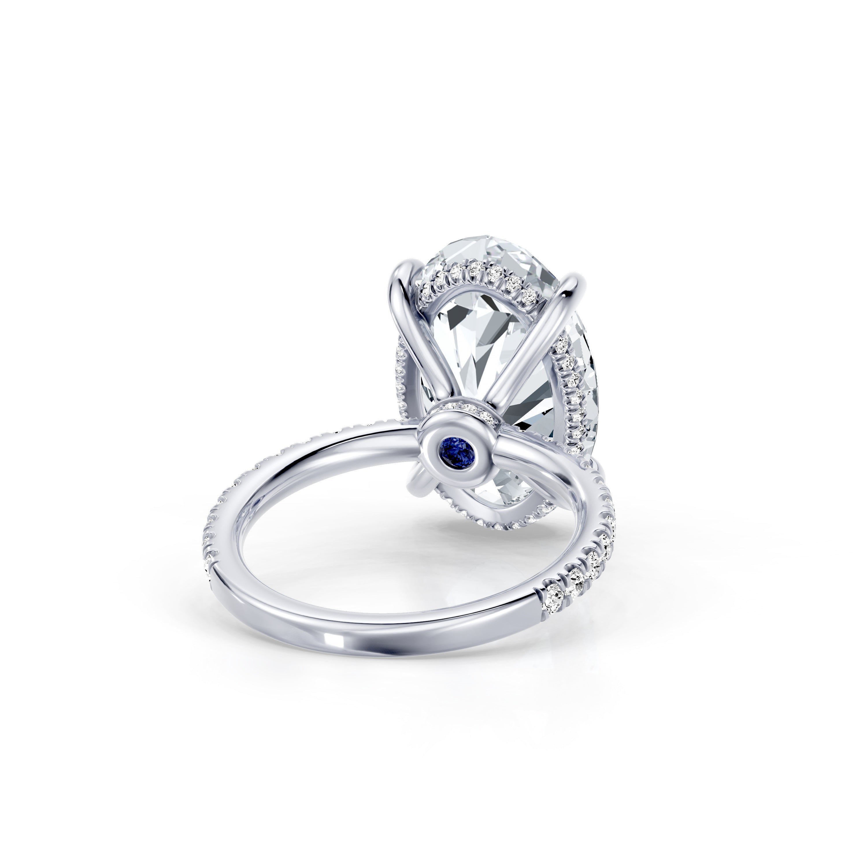 High Jewelry | Audrey Oval Cut Solitaire Lab Diamond Engagement Ring