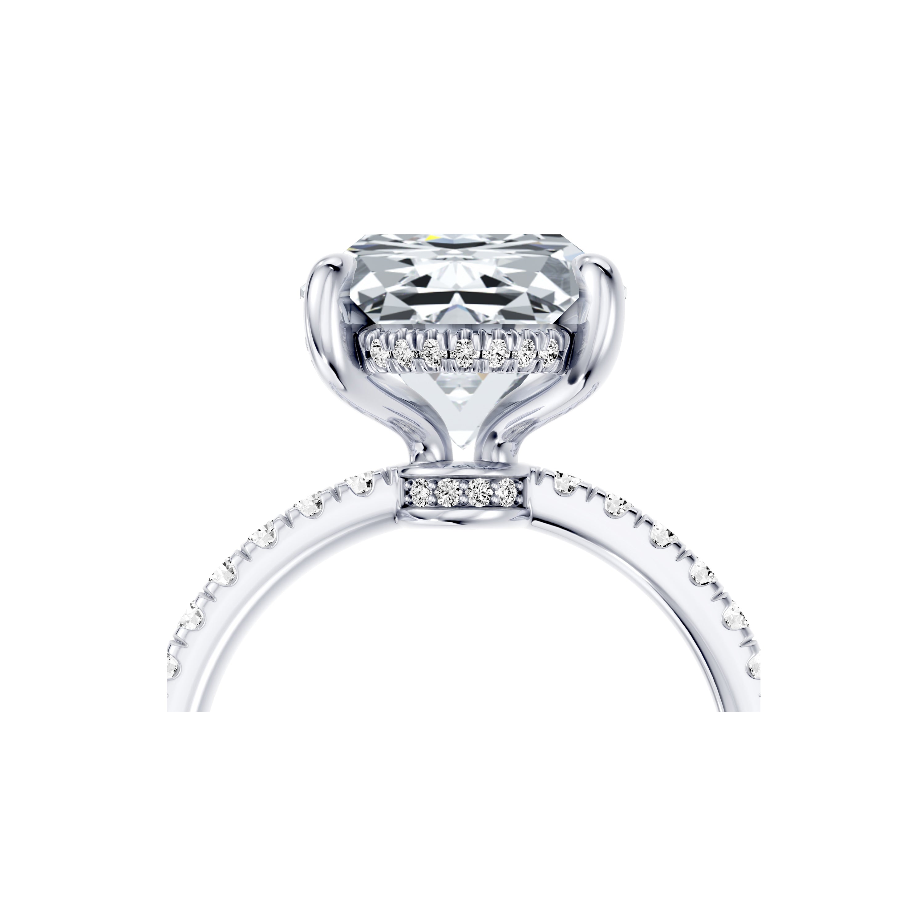 High Jewelry | Audrey Oval Cut Solitaire Lab Diamond Engagement Ring